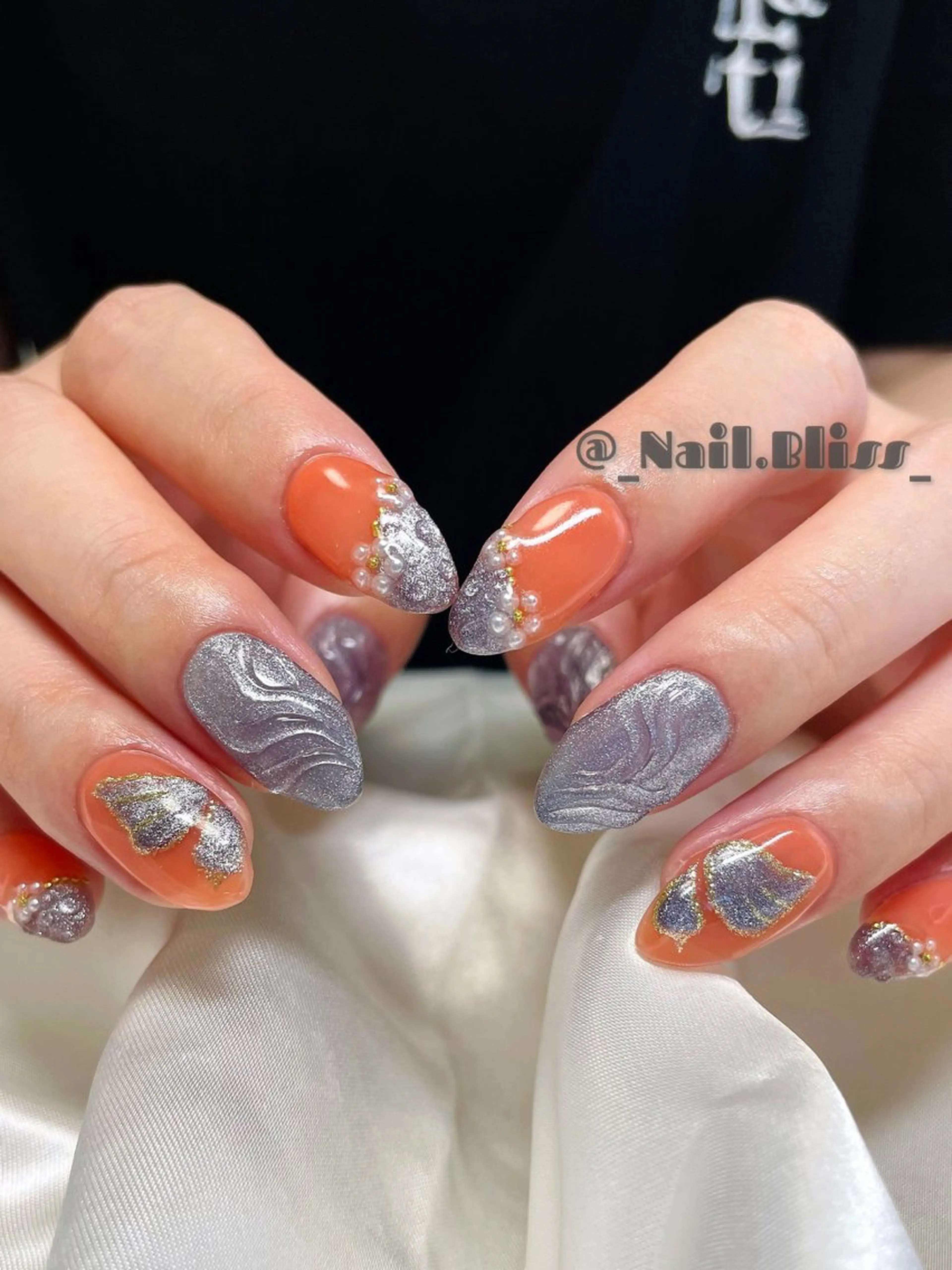 ネイル マグネットネイル 持ち込み ハンドネイル NAIL BLISSのネイルデザイン