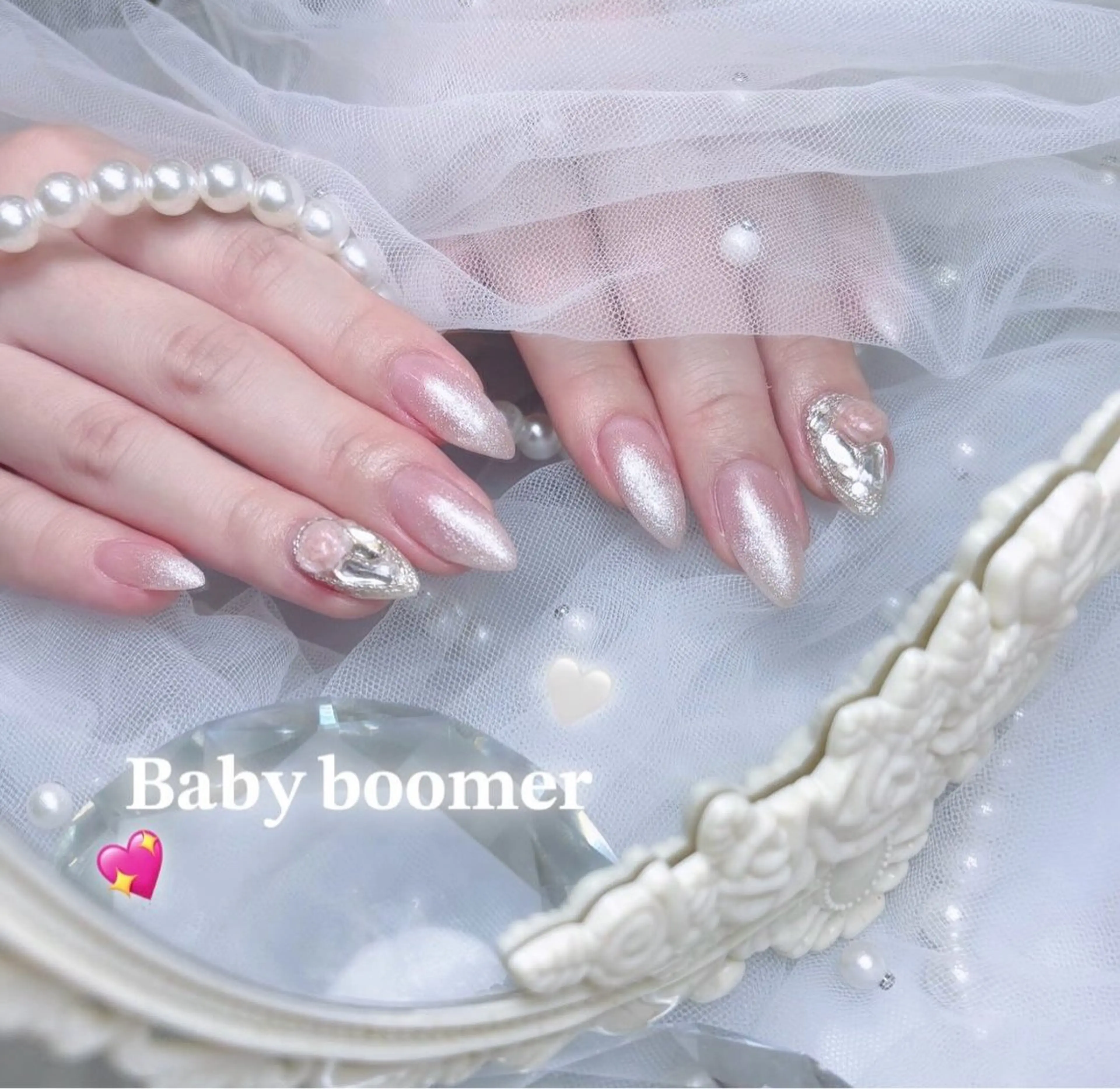 ネイル アートネイル ♡エルバイノリコ 吉澤【パラジェル有】のネイルデザイン