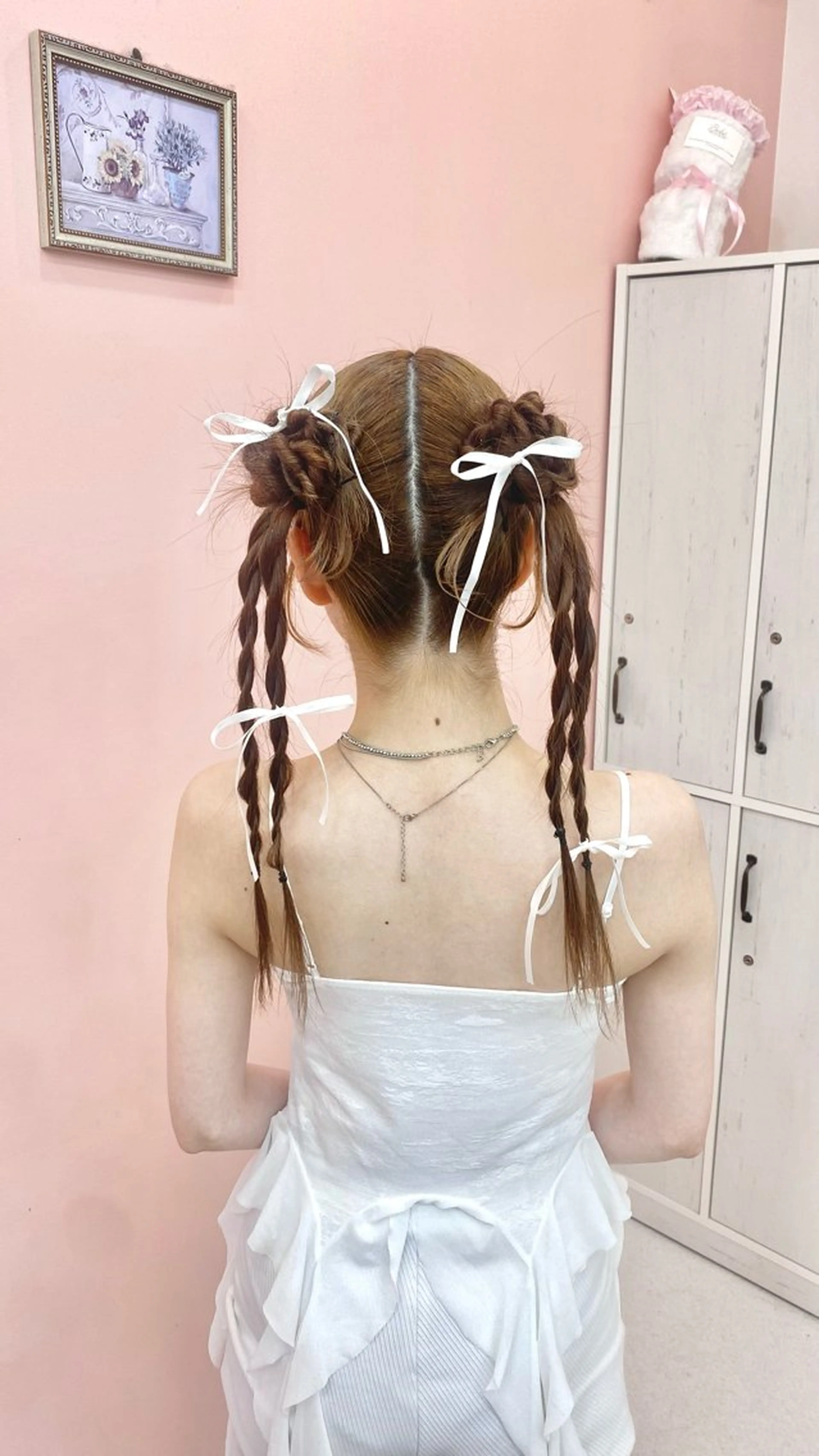 ロング ヘアアレンジ ヘアセット 韓国ヘア🎀マイカ｜ 新大久保のヘアスタイル