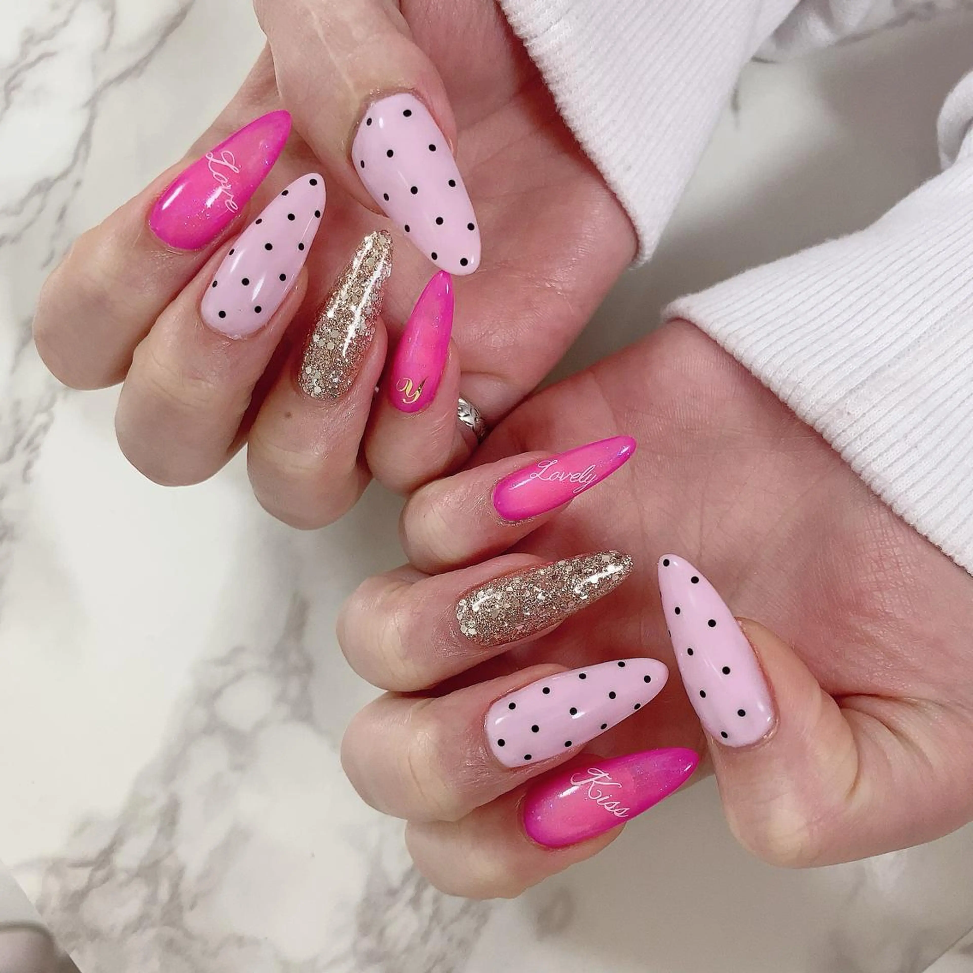 ネイル ロングネイル ハンドネイル SOL NAILのネイルデザイン