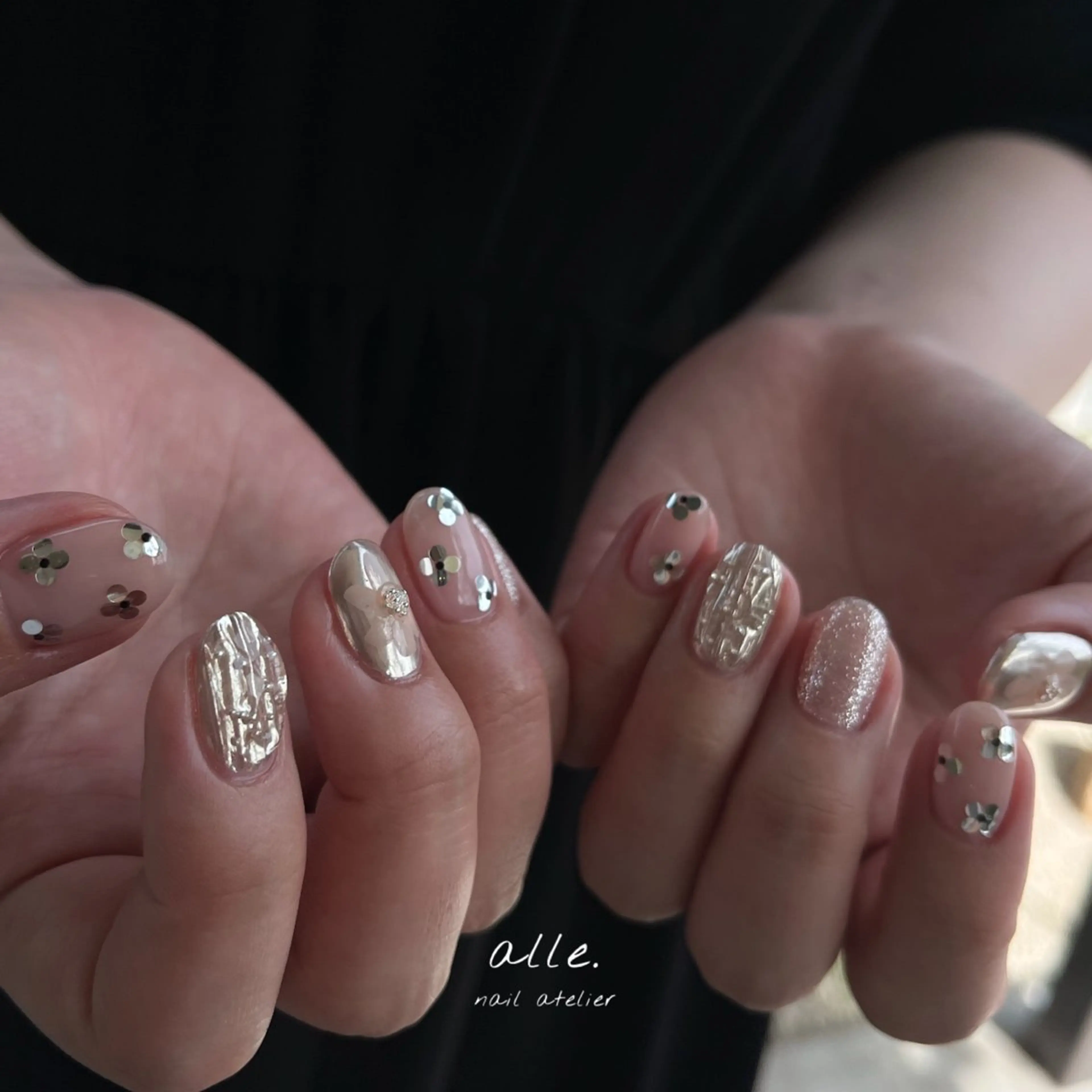 ネイル ハンドネイル atelier alle.のネイルデザイン