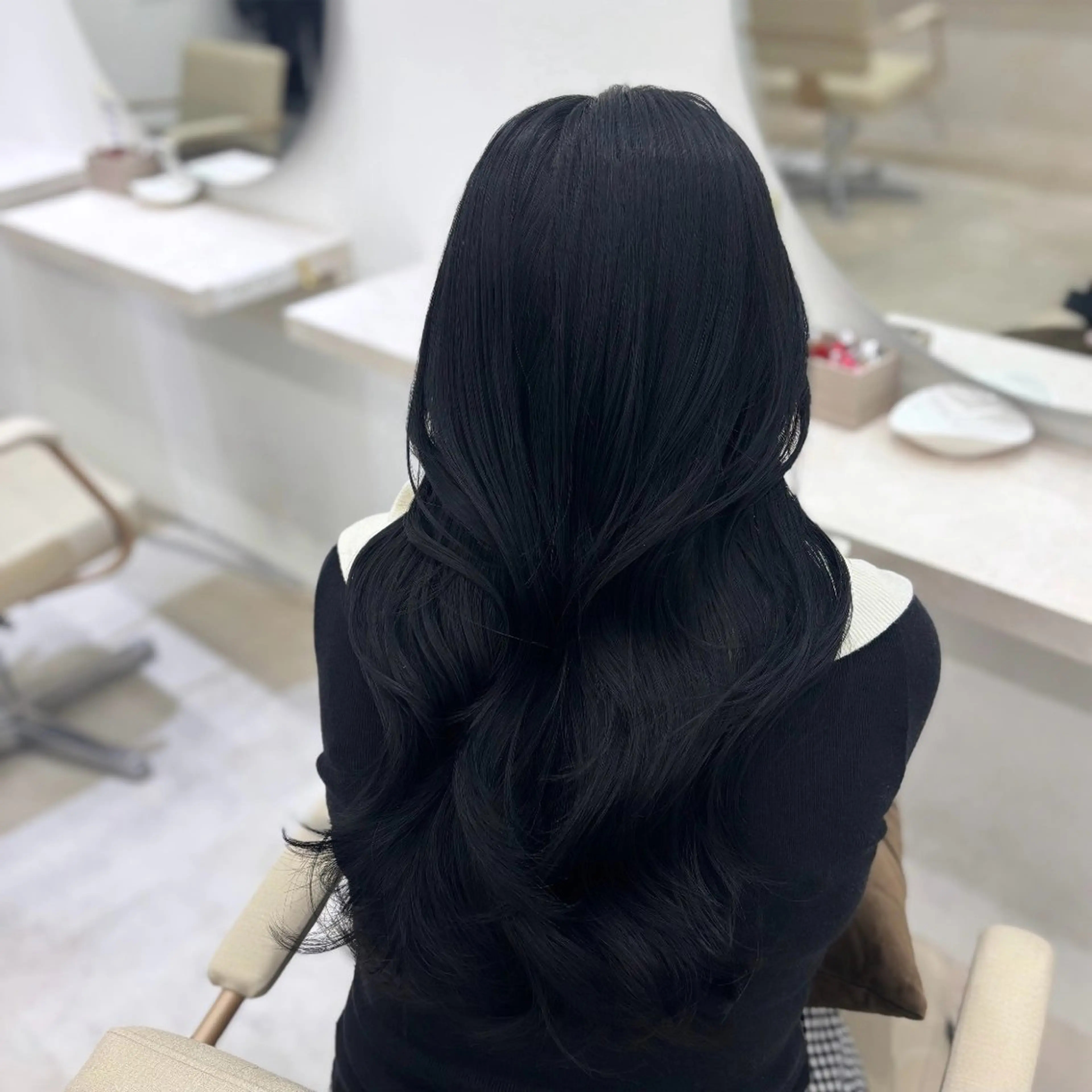 ロング カット ヘアカラー トリートメント 梅田髪質改善 韓国カット/星野綾哉のヘアスタイル