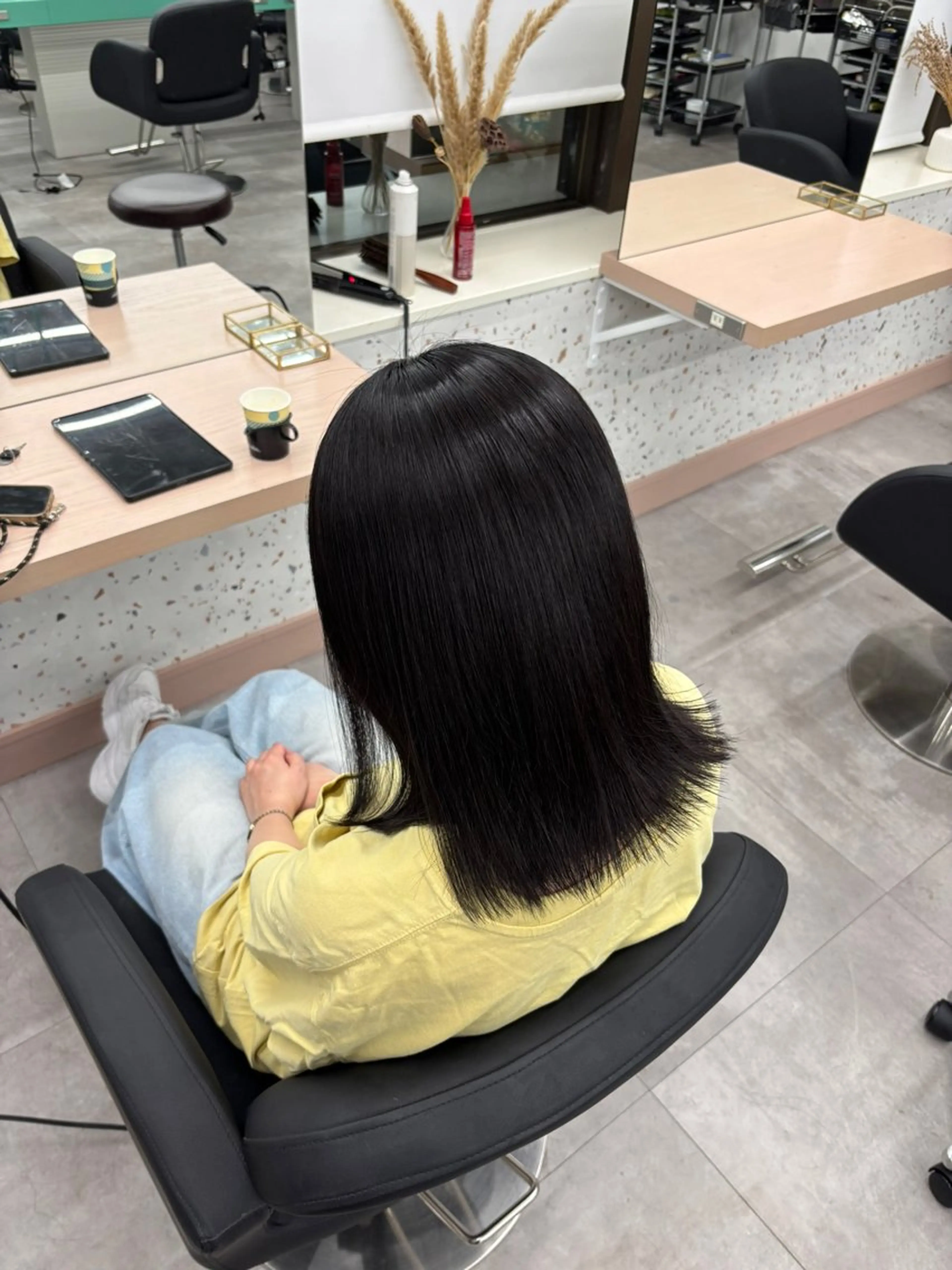 【ベーシックコース】カット＋縮毛矯正＋艶トリートメント✨️の写真