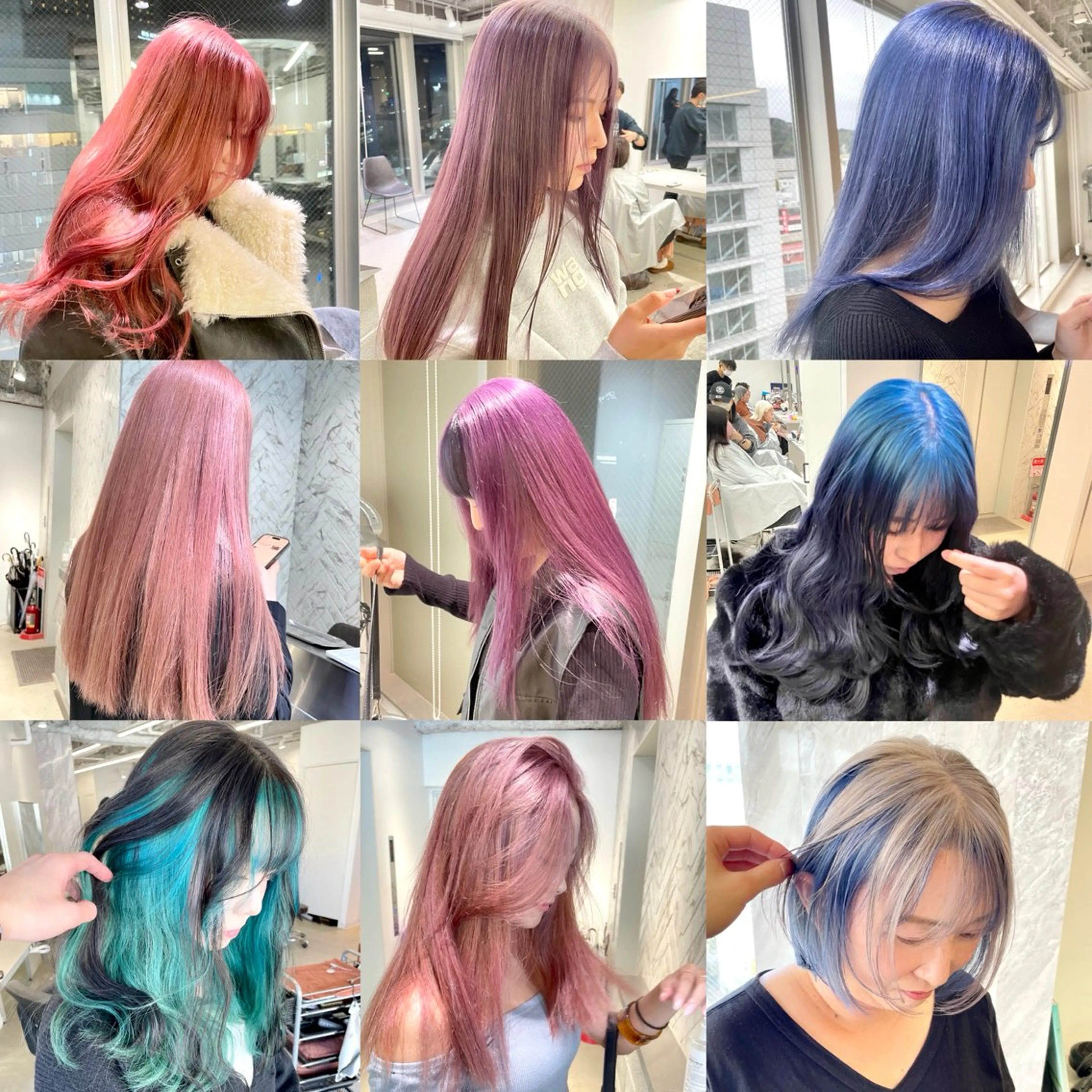 セミロング カラー ヘアアレンジ ヘアカラー トリートメント 🎗秋山勇/ GEAR.代表のヘアスタイル