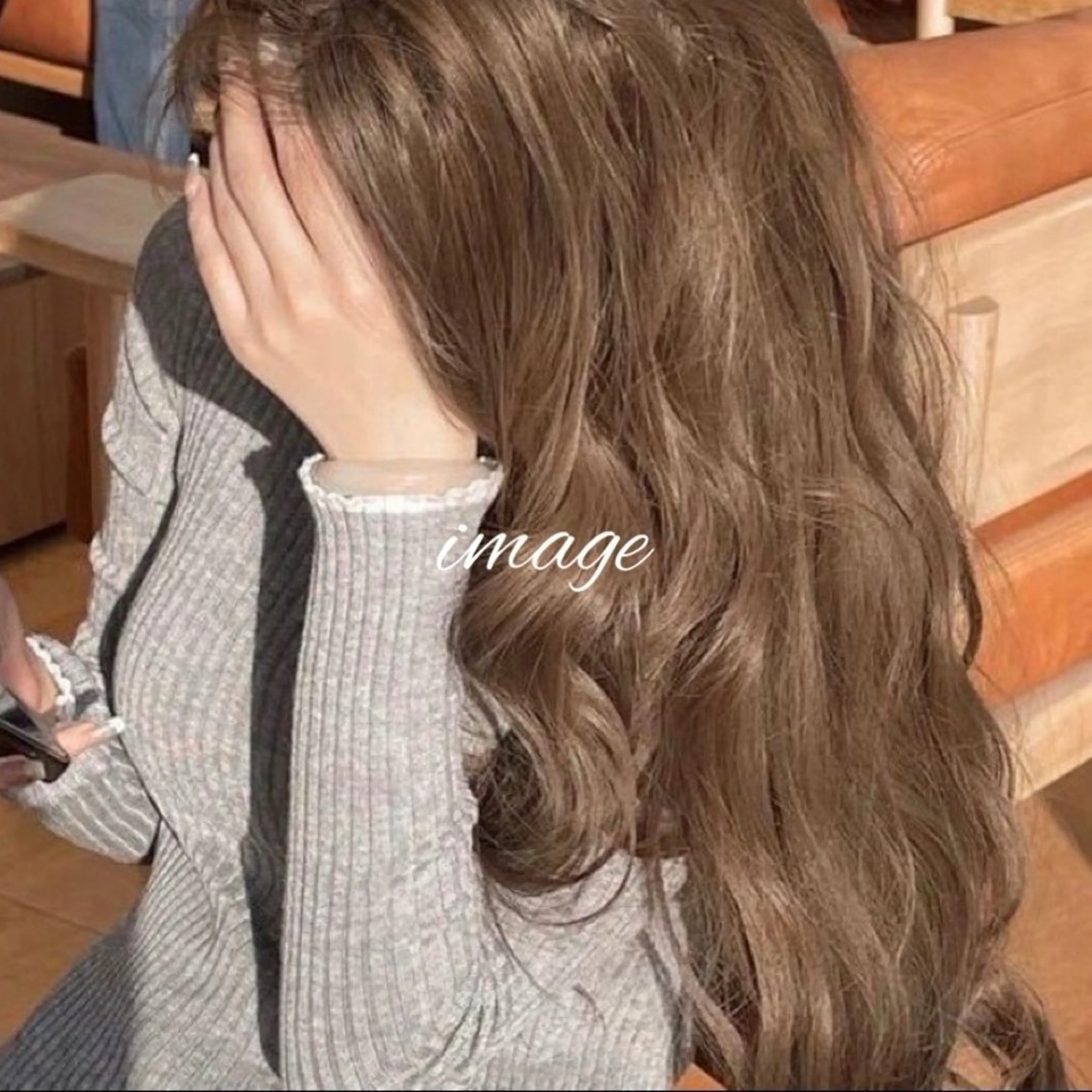 ケアブリーチWカラー+最高級トリートメントの写真