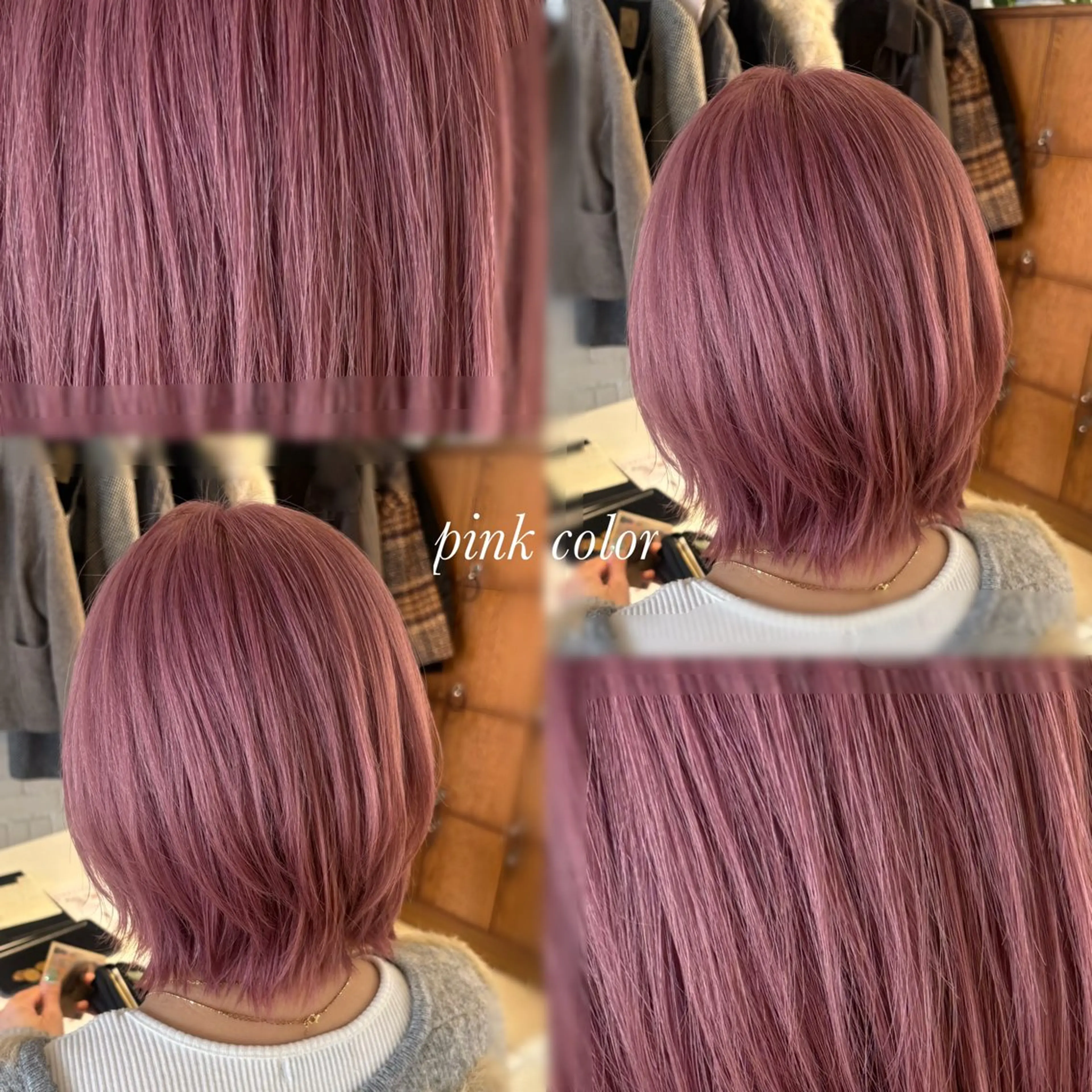 ミディアム ⭐️ダブルカラー⭐️ ｼｭﾝ⭐️のヘアスタイル