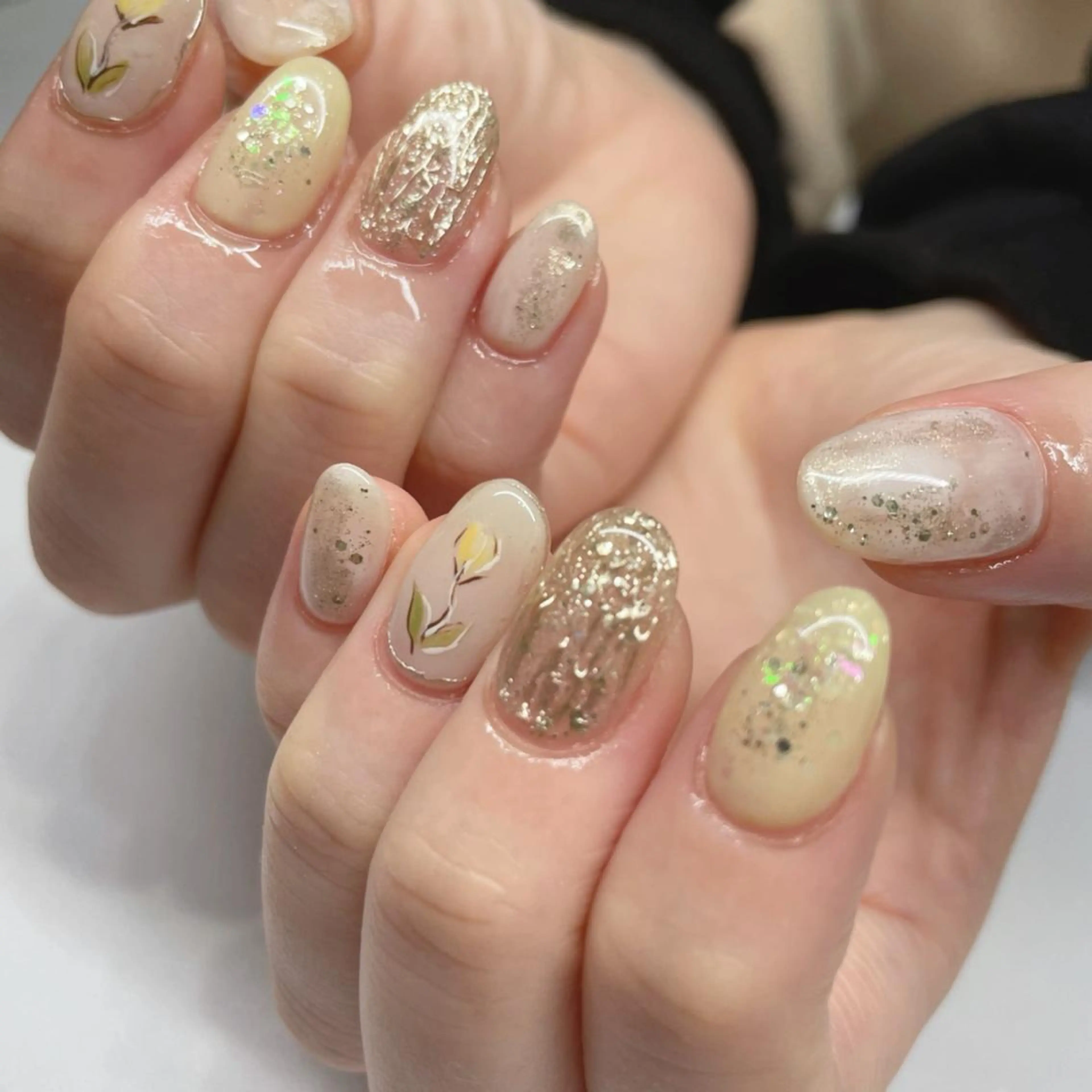 ネイル ジェルネイル グラデーション 持ち込み ニュアンスネイル オフィスネイル Lety total beautyのネイルデザイン