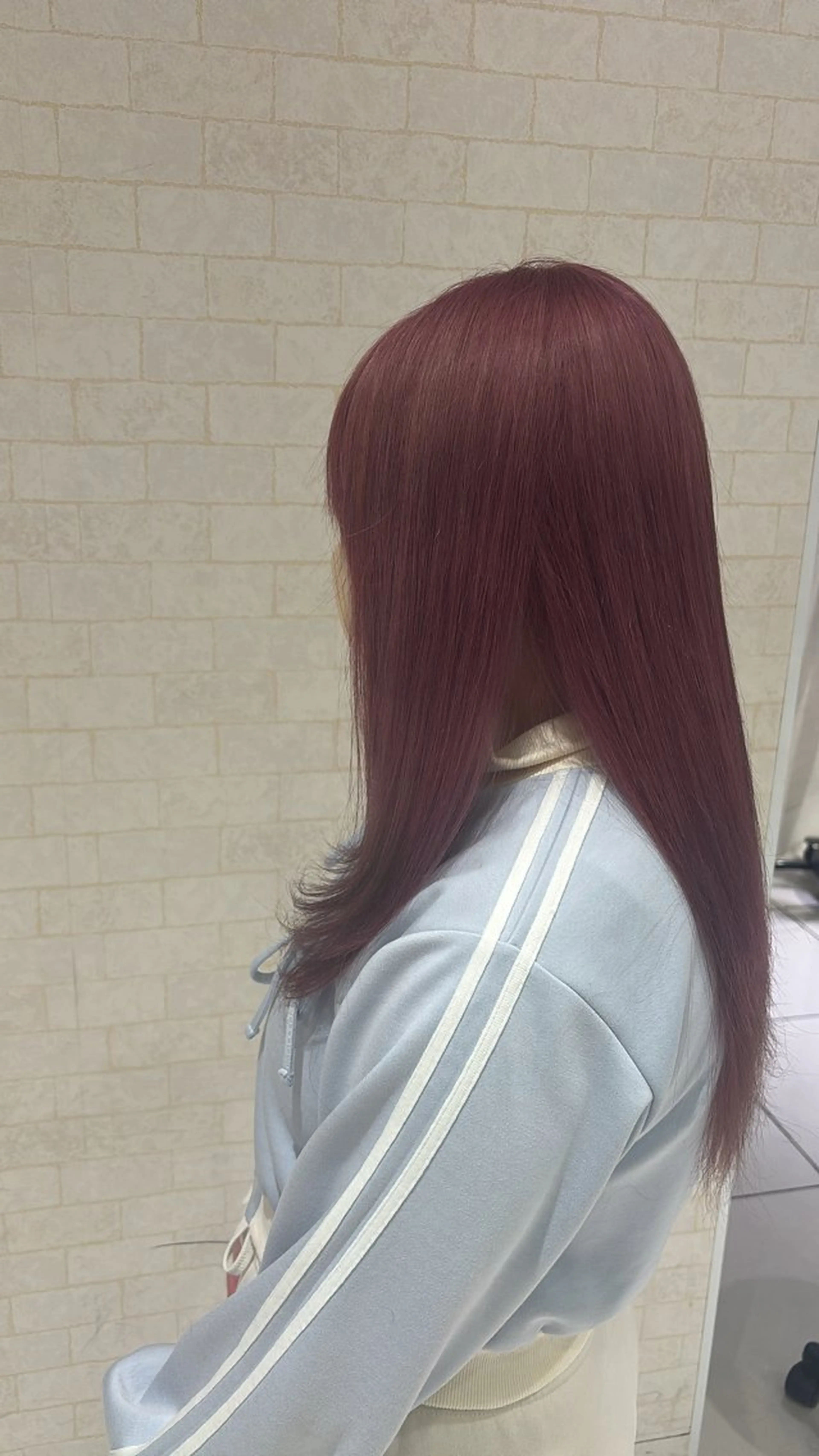 ミディアム カラー ピンクカラー ヘアカラー H. shinkaiのヘアスタイル