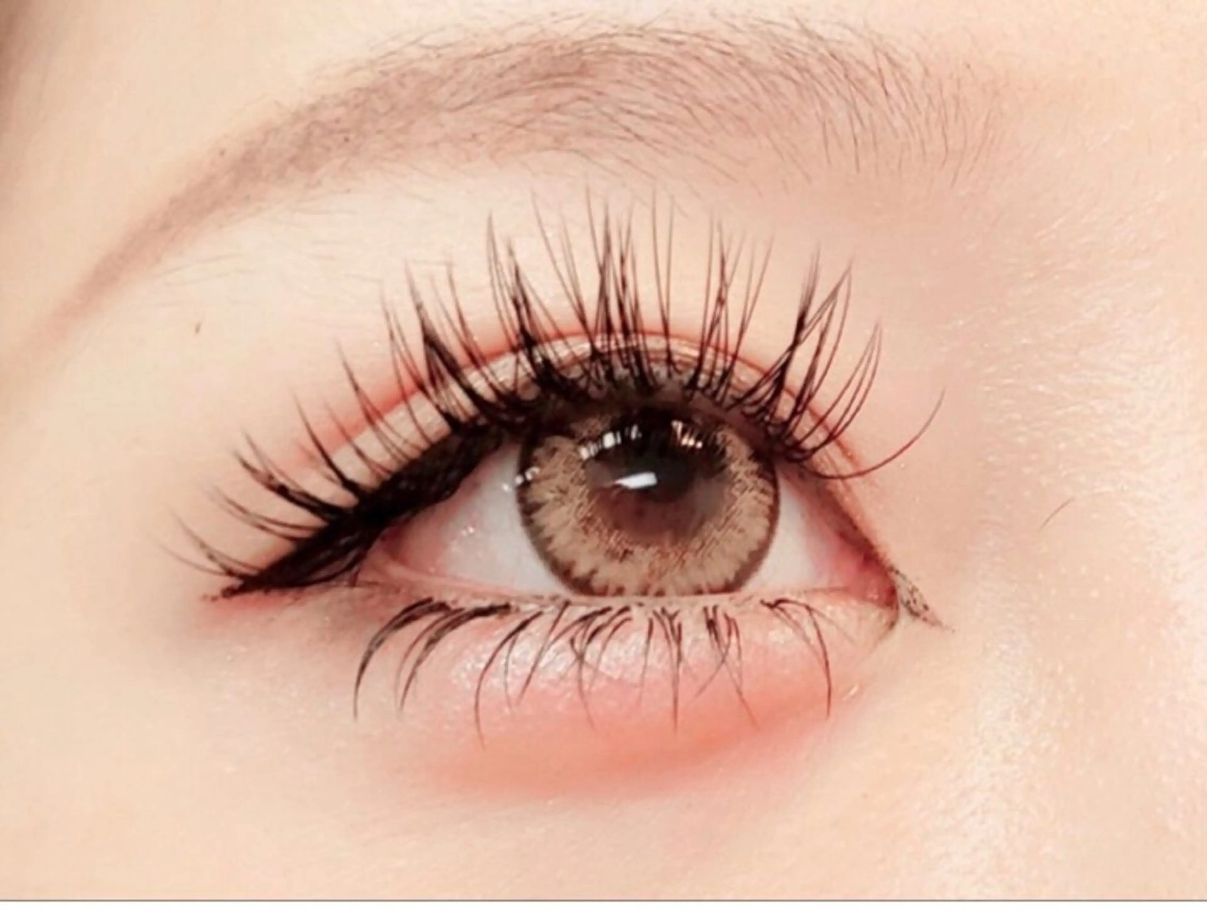 下まつげエクステ.つけ放題。下まつげオフアリの場合は[＋1100円]単品のご予約の利用いただけます。の写真