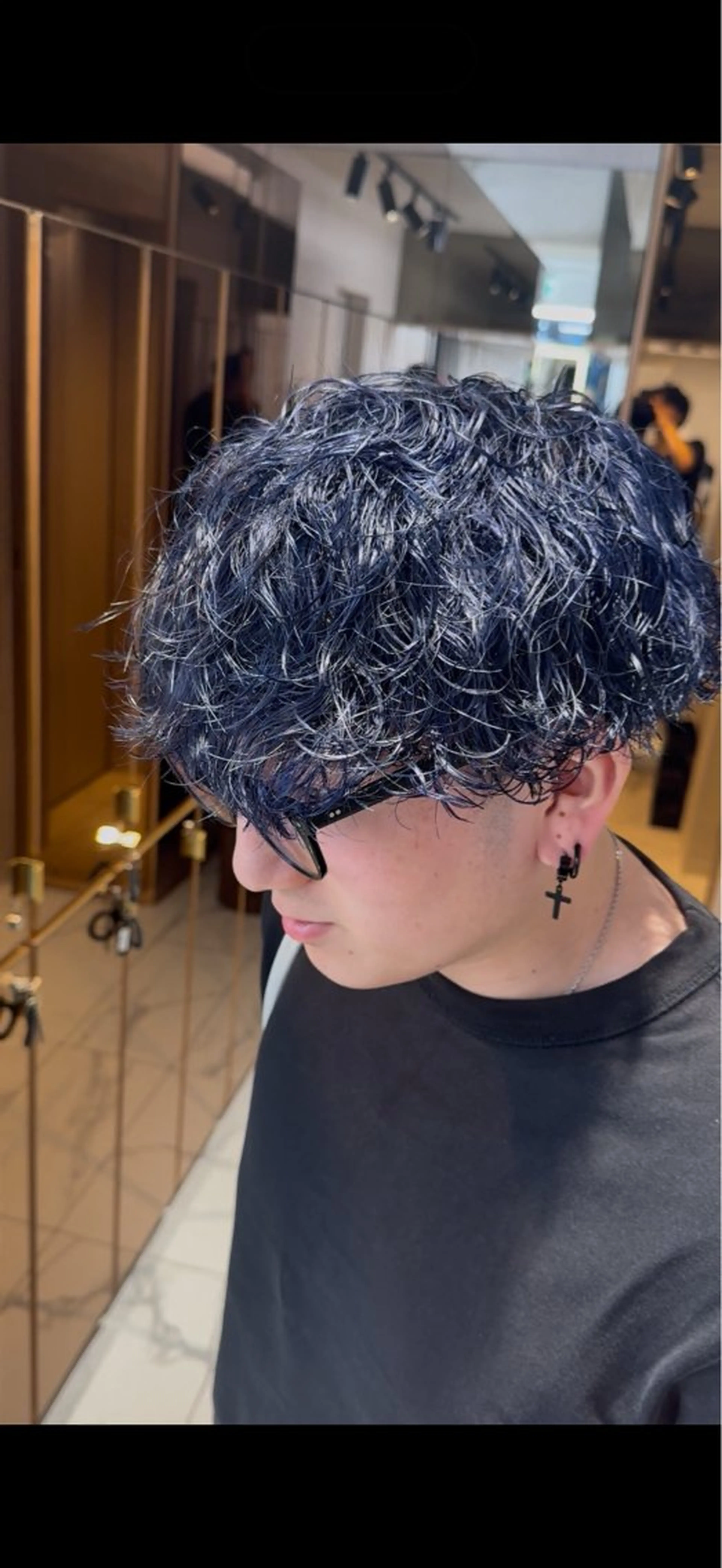 メンズ メンズブリーチ メンズパーマ パーマ 本田 有里のヘアスタイル