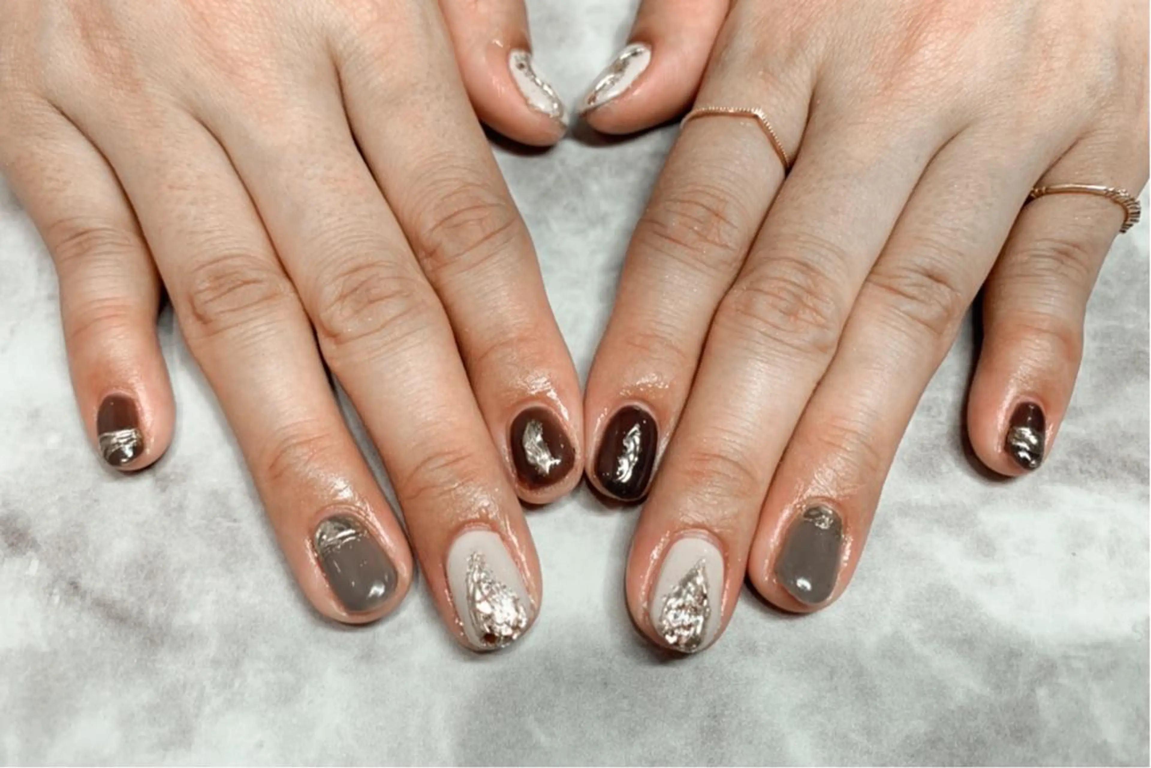 ネイル ハンドネイル 長谷川 奈緒美のネイルデザイン