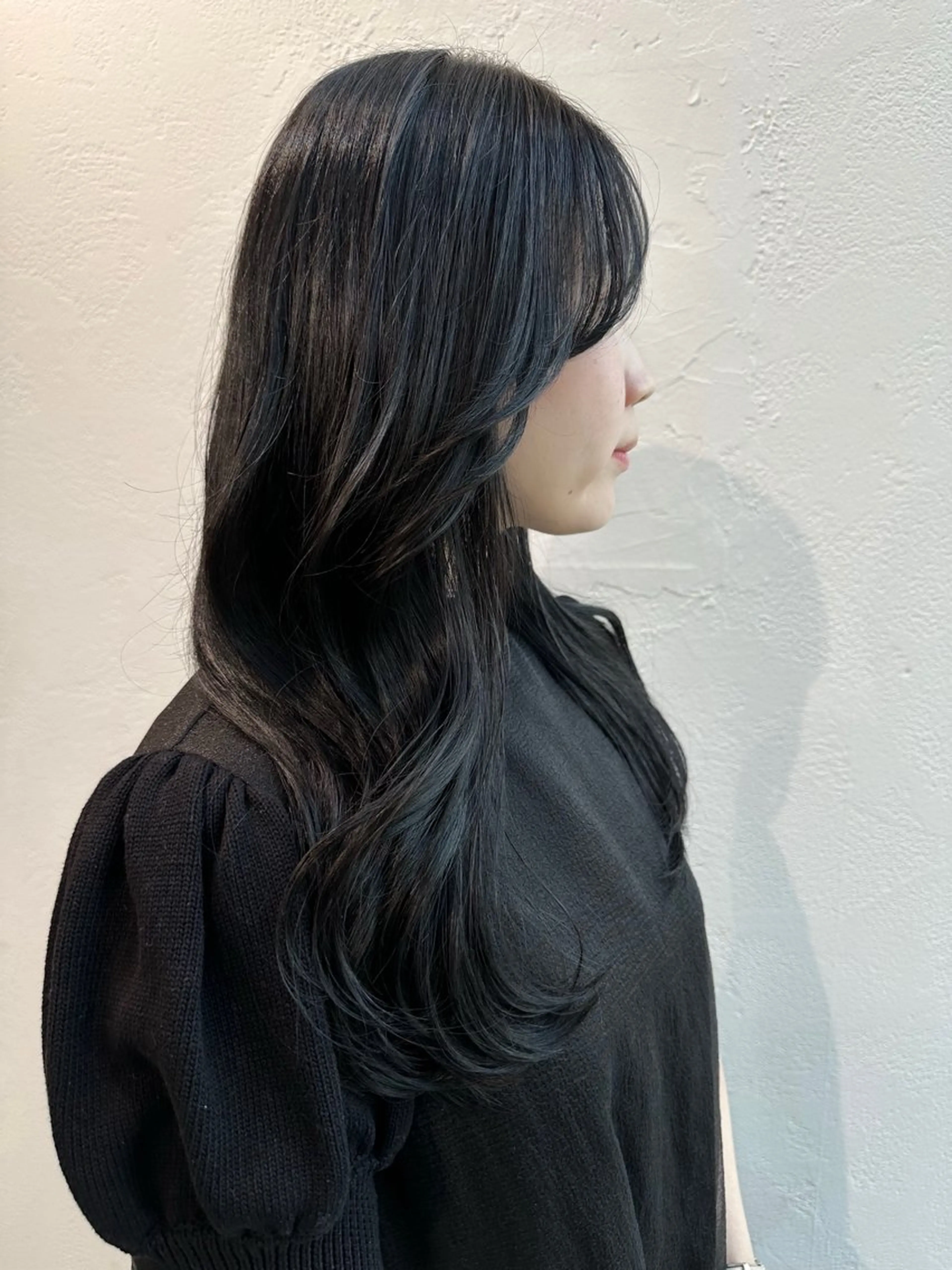 ロング 小顔カット フェミニンスタイル/ 艶カラー/amiのヘアスタイル