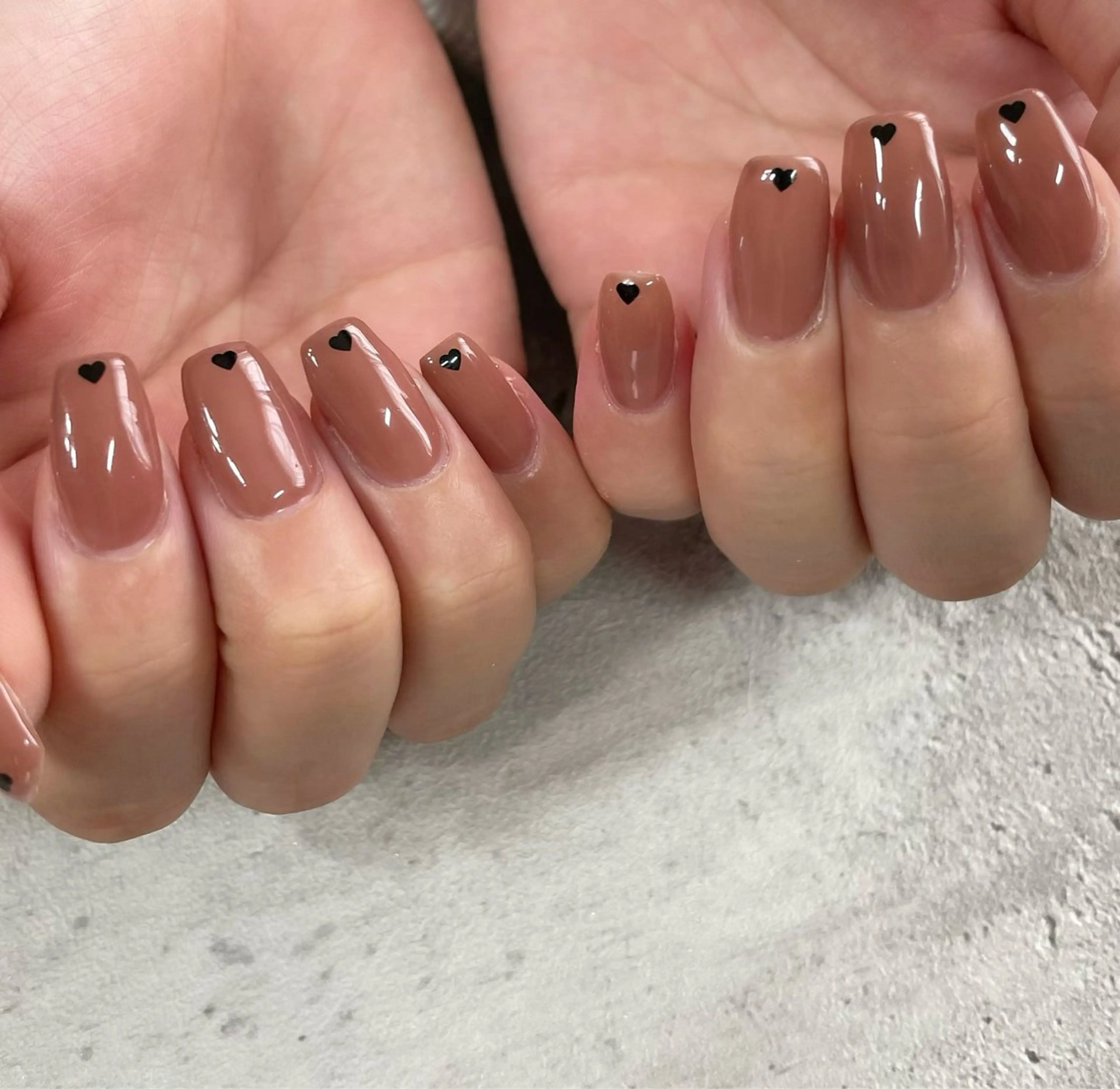 ネイル ジェルネイル シンプルネイル 東 千夏のネイルデザイン