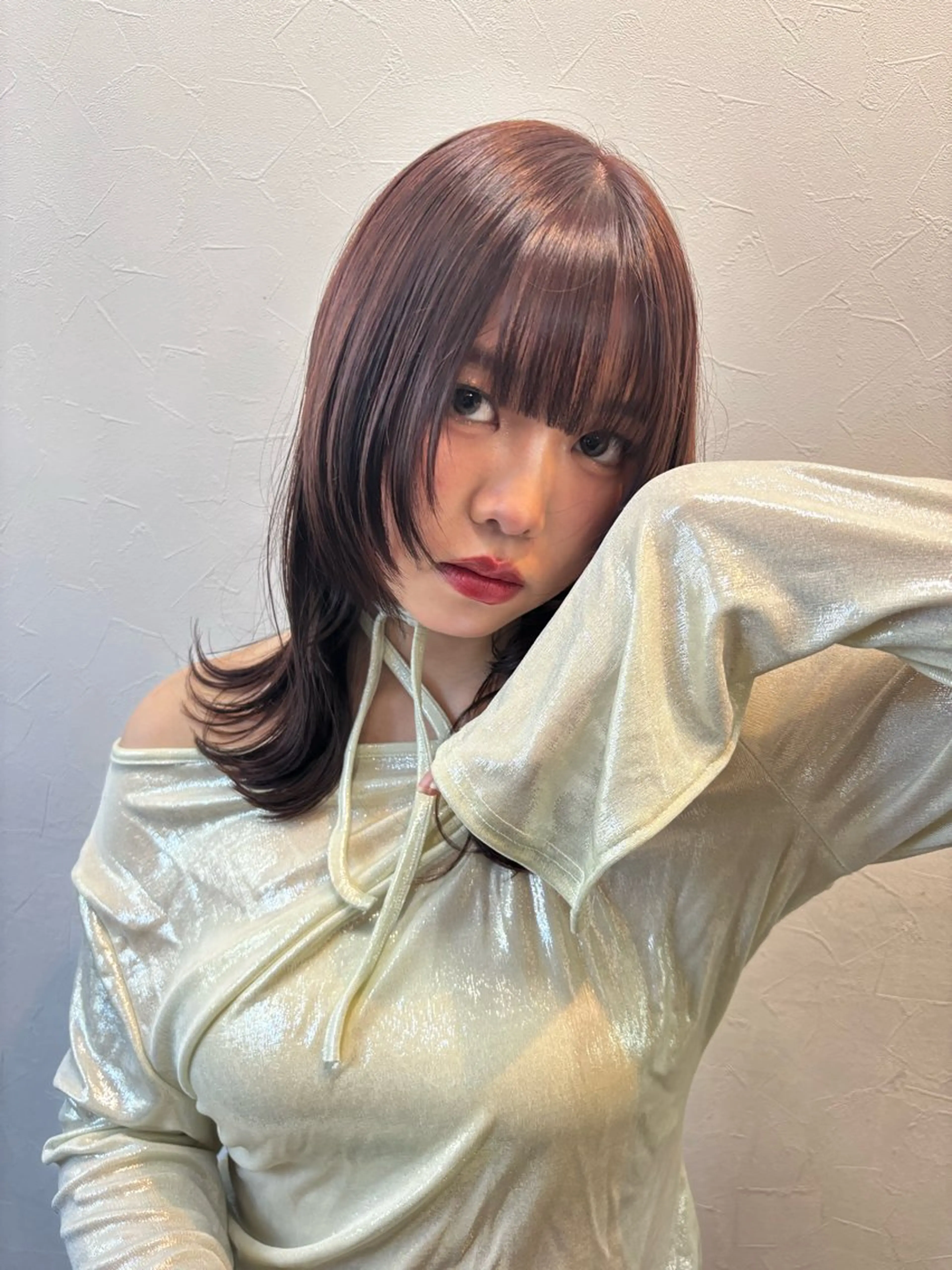 ロング カラー カット 小顔似合わせカット ┊︎＊AYANO＊のヘアスタイル