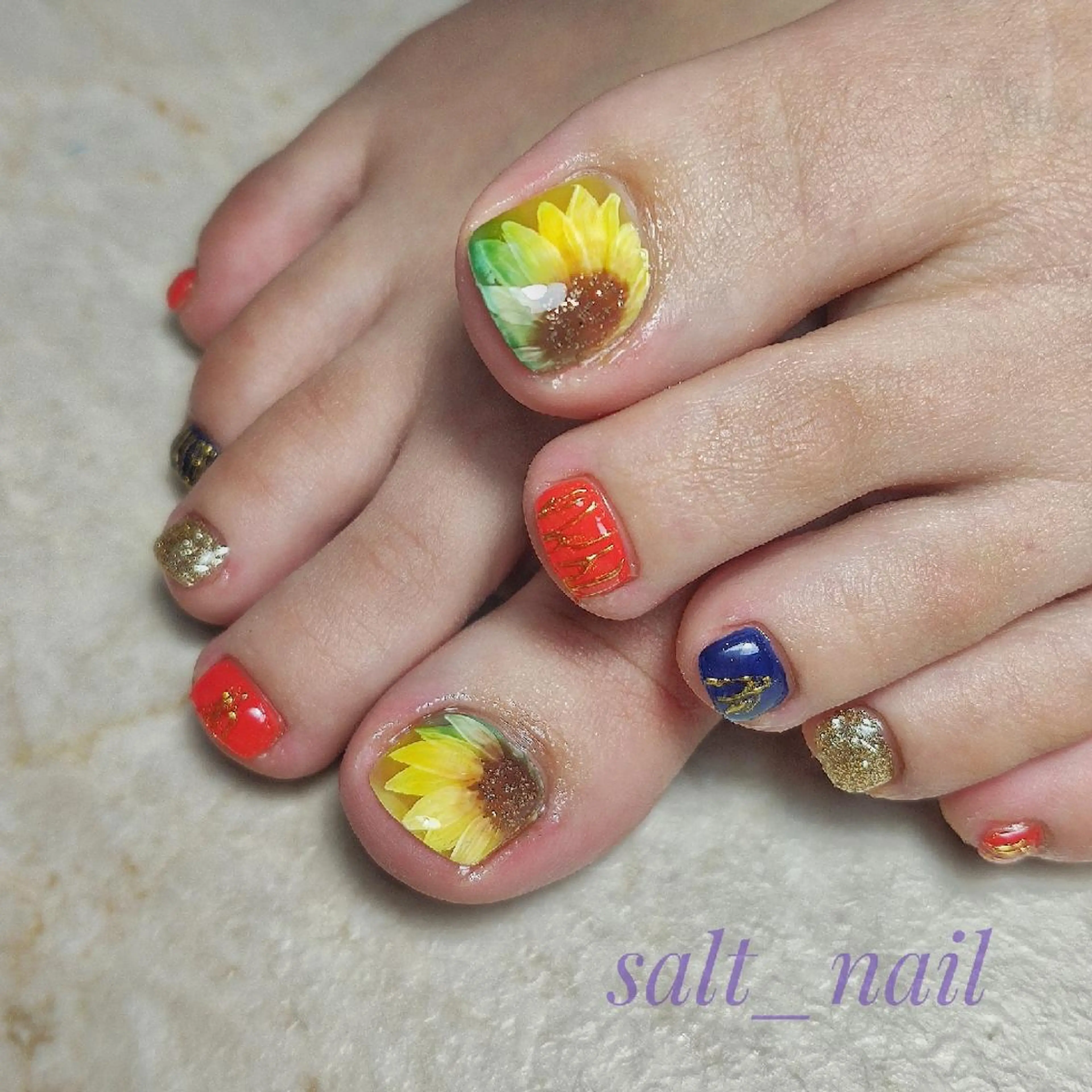 ネイル アートネイル ミラーネイル 個人サロン saltnailのネイルデザイン