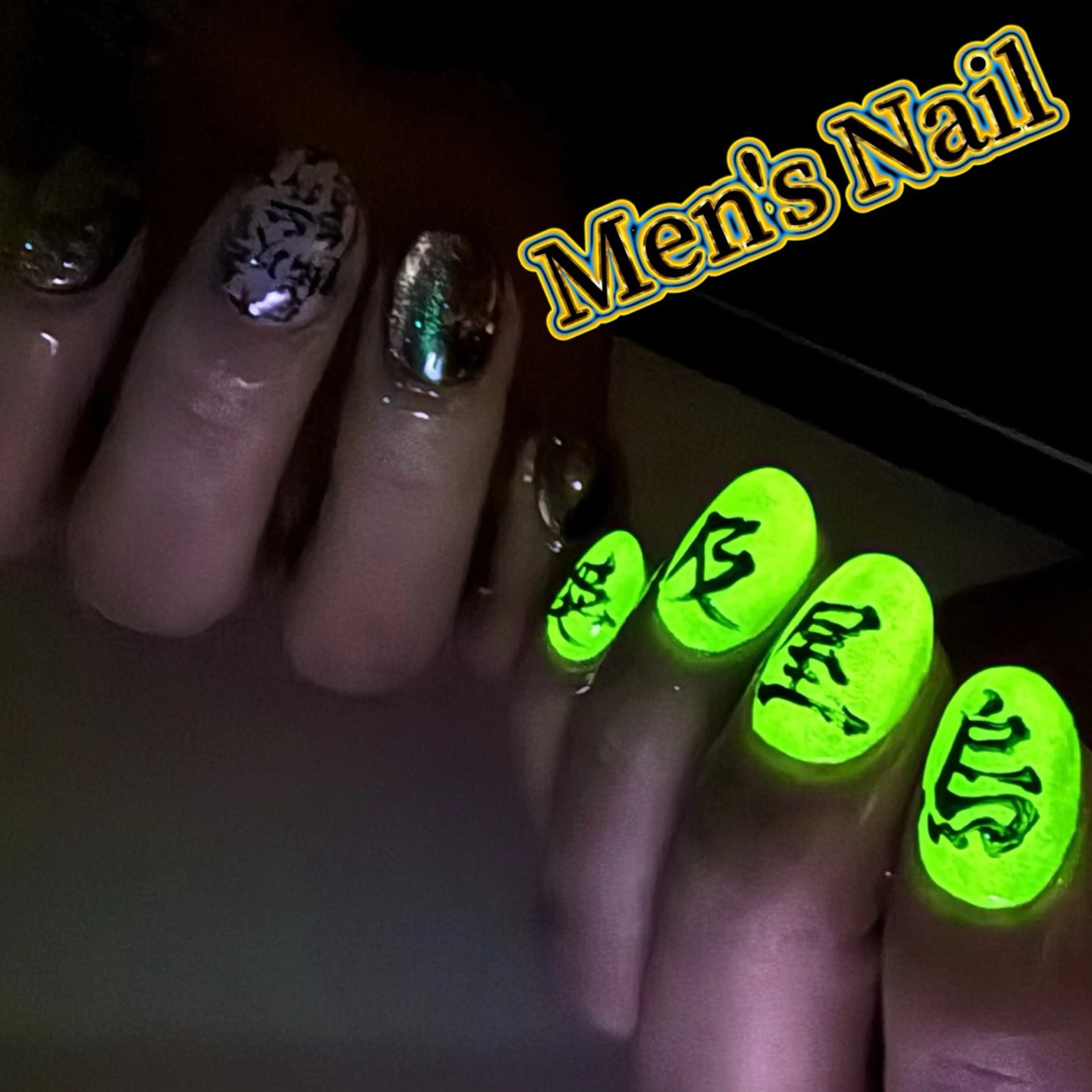 ネイル メンズネイル ハンドネイル Rose Glass 高蔵寺店のネイルデザイン