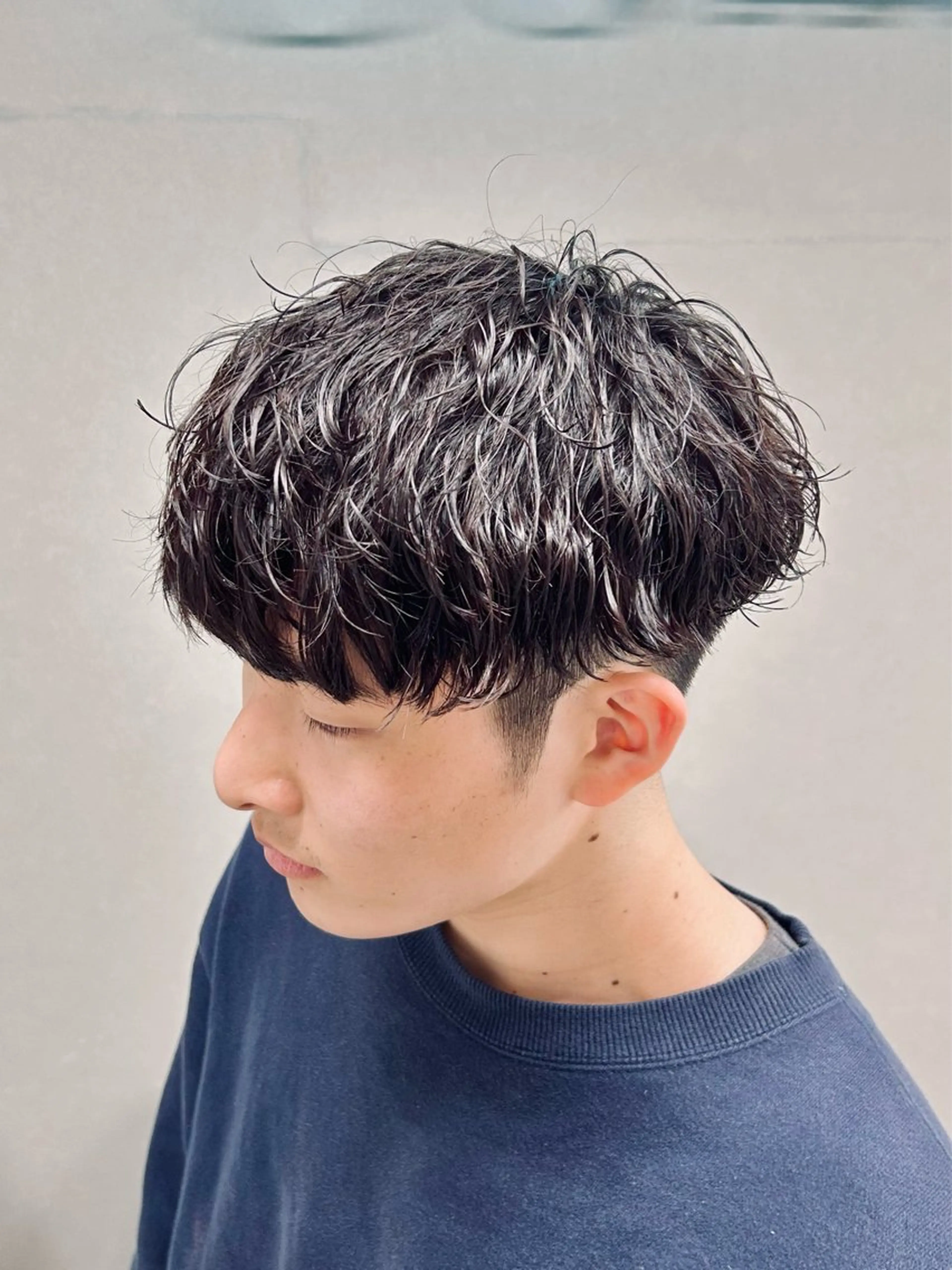 ミディアム パーマ メンズ 🏁メンズパーマ/ RYOYAのヘアスタイル