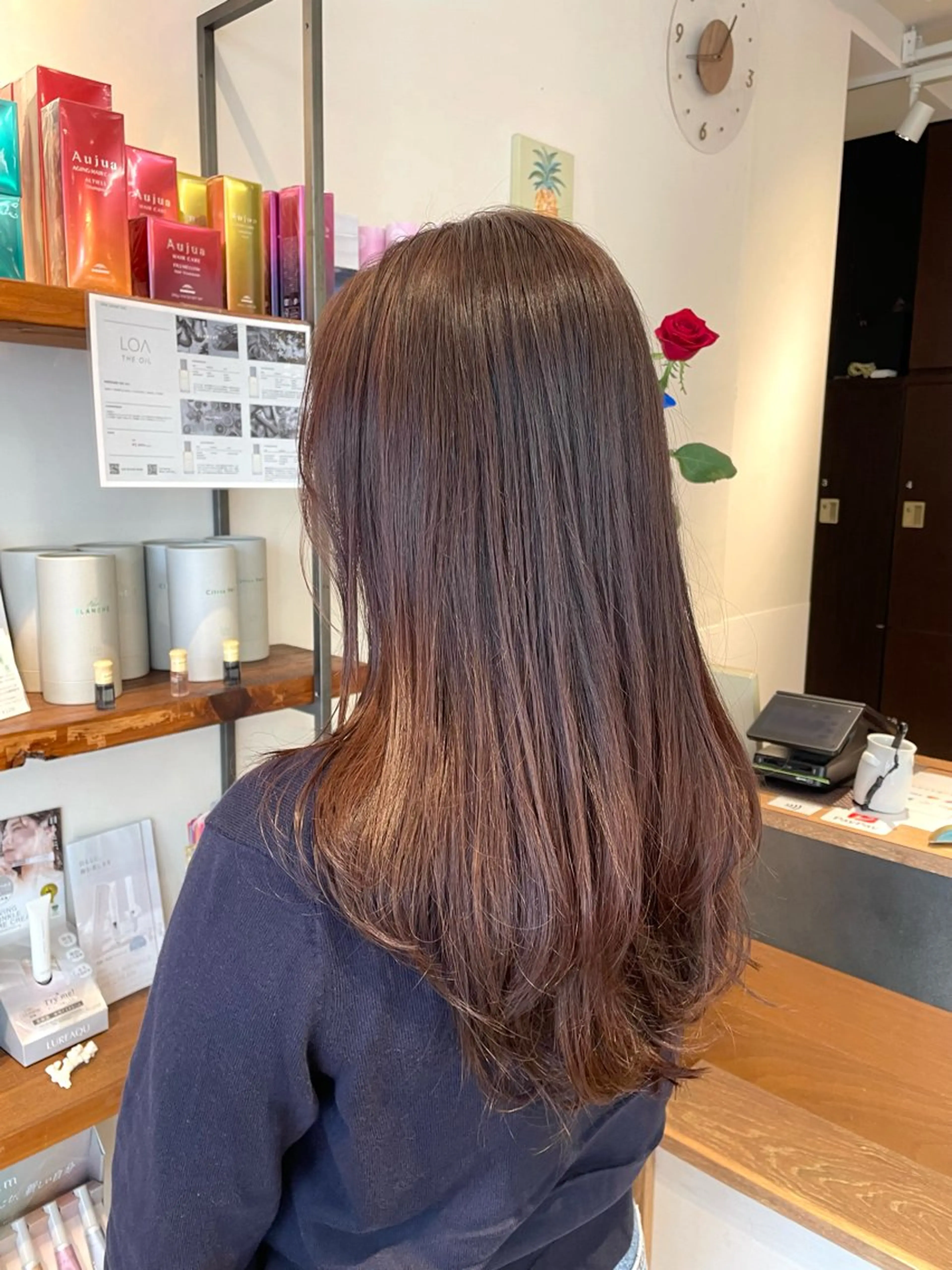 ロング カラー カット ヘアカラー トリートメント このみ/髪質改善 /ヘアアレンジ🫧のヘアスタイル