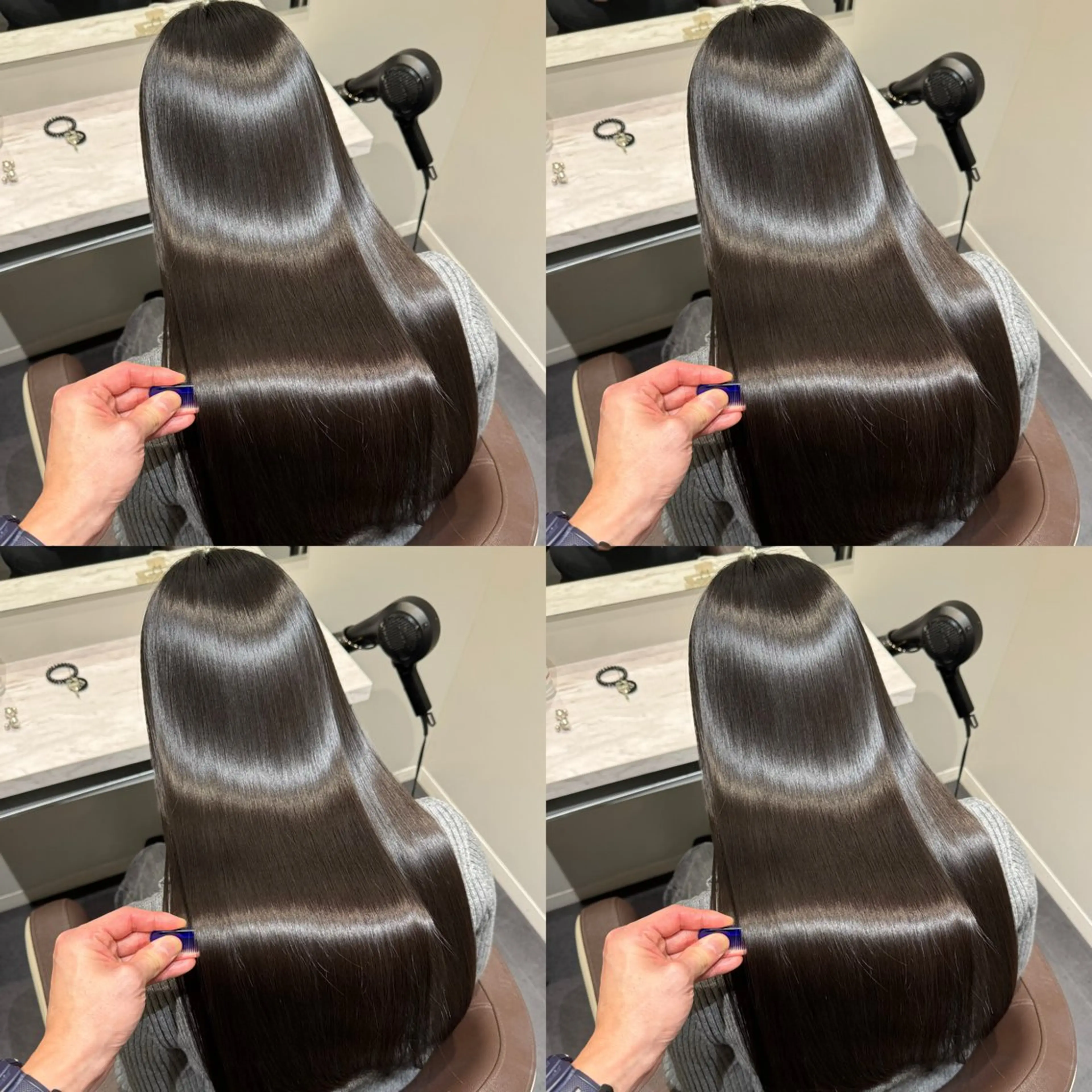 ロング カラー 髪質改善 韓国風ヘア 縮毛矯正 TAKUMI 【美髪特化】のヘアスタイル