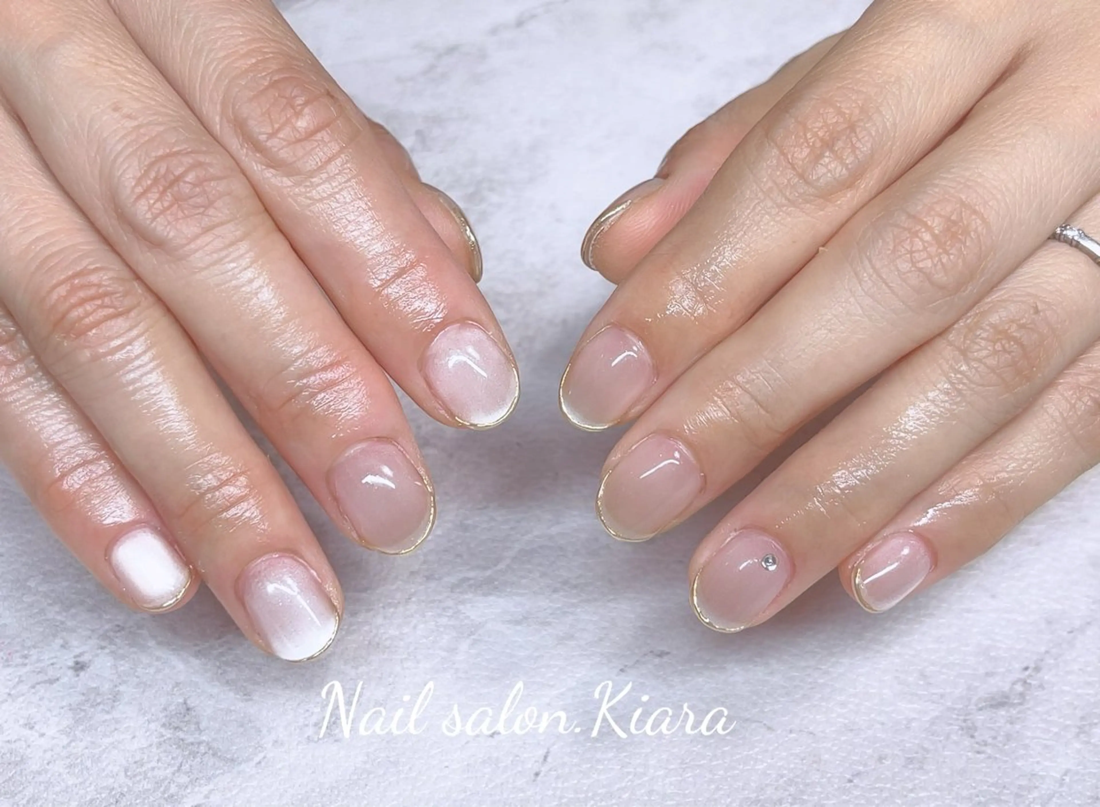 ネイル マグネットネイル ミラーネイル 🍭Kiara Nail🍭のネイルデザイン