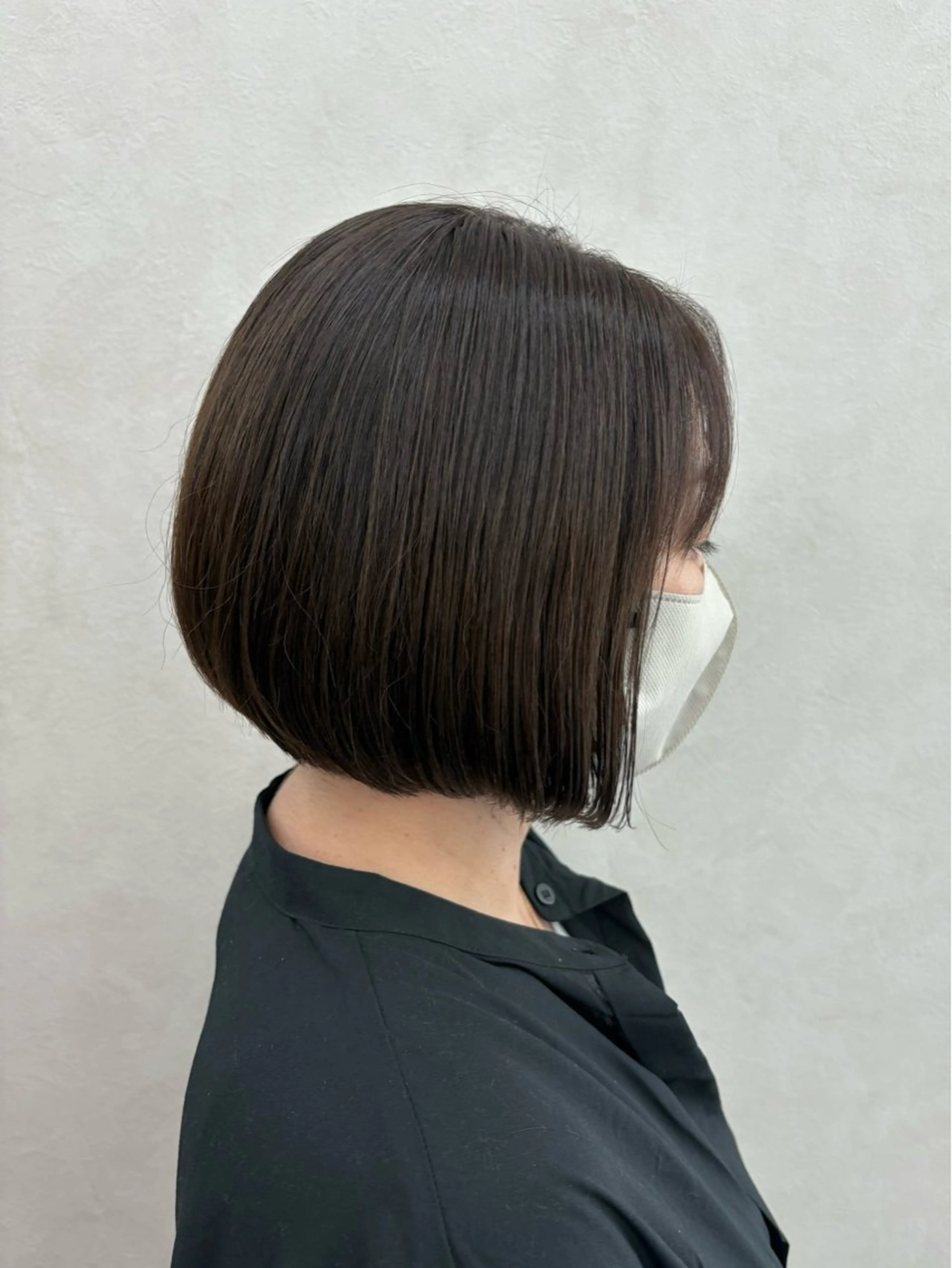 ショート カラー アッシュ グラデーションカラー ボブ カット ヘアカラー トリートメント 🌿ボブ/縮毛矯正/ 透明感カラー🌿神永のヘアスタイル