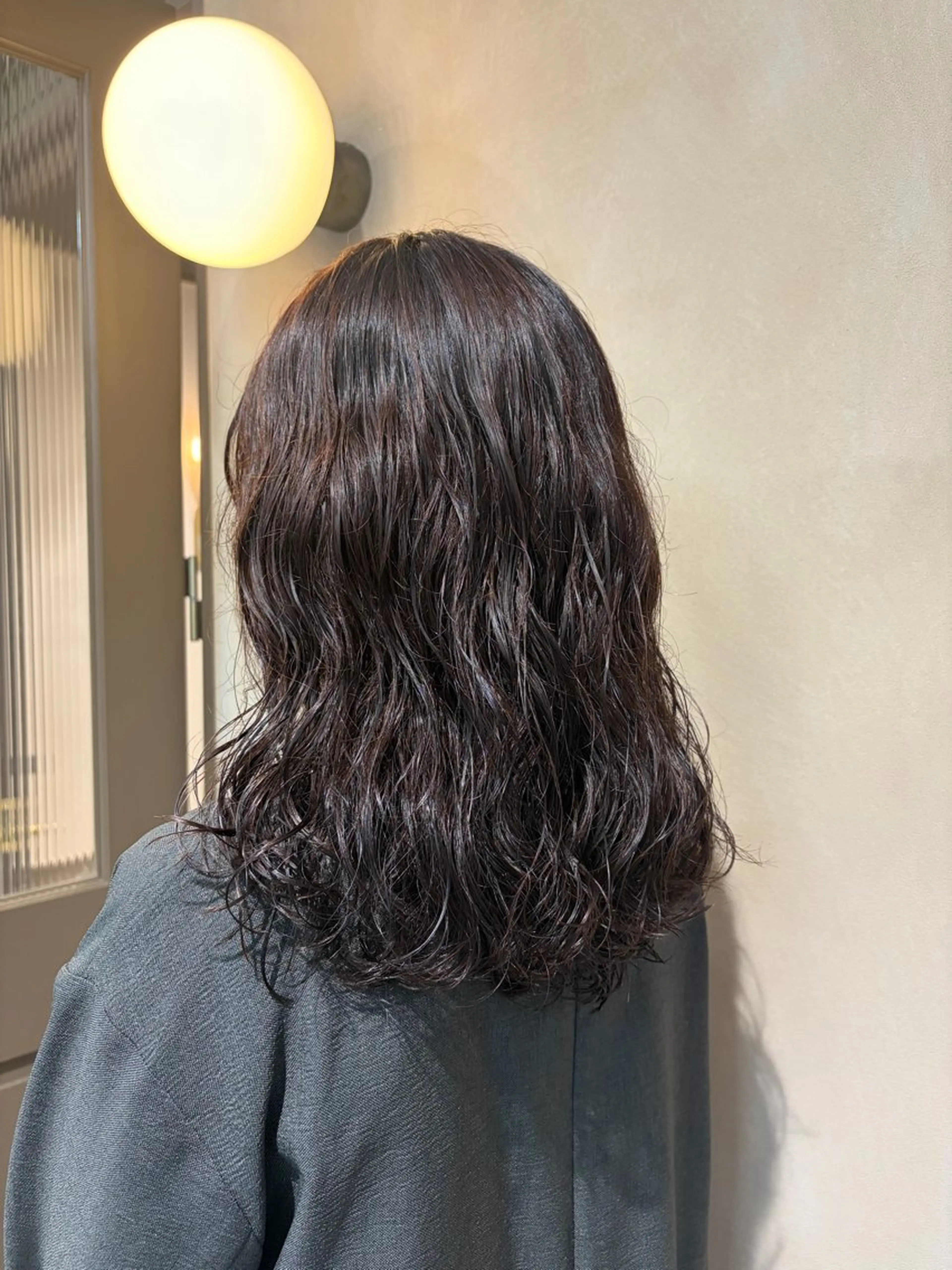 セミロング パーマ カット パーマ トリートメント 黒坂 唯奈 /パーマとボブ特化のヘアスタイル