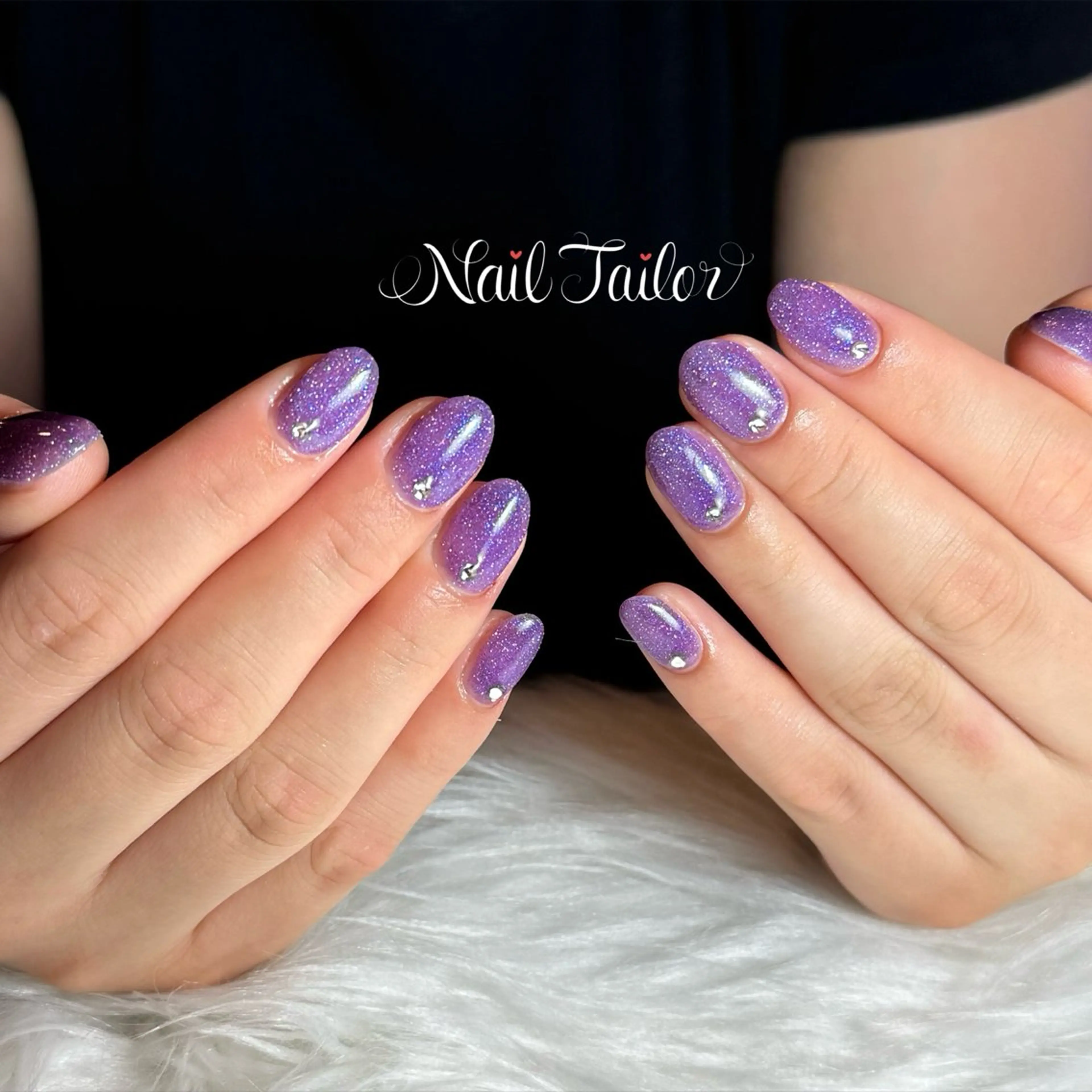 ネイル 長さ出し フラッシュネイル キラキラネイル ロングネイル ワンカラーネイル ハンドネイル NailTailor ネイルテイラーのネイルデザイン