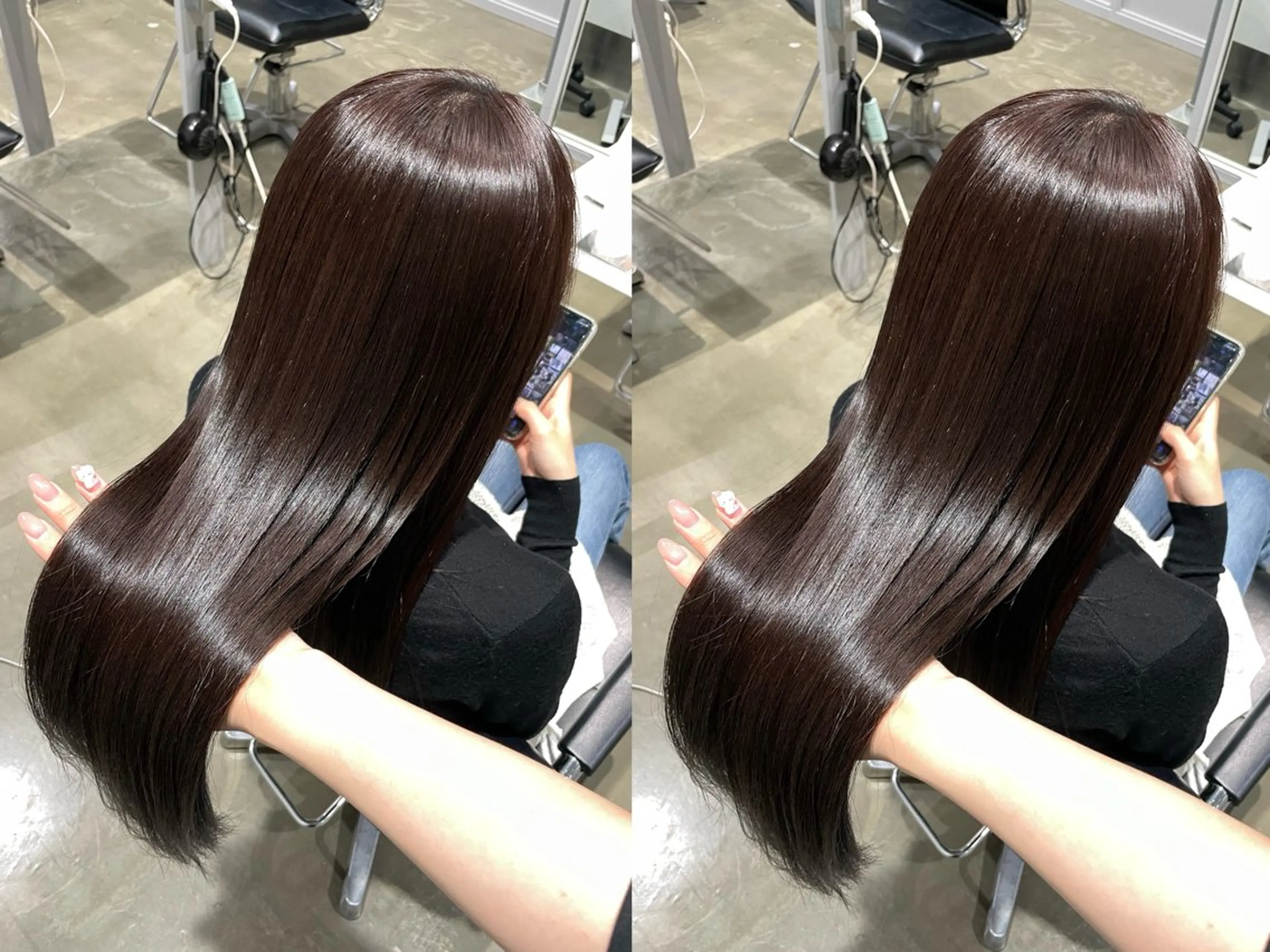 ロング カラー Helena_ まひろのヘアスタイル