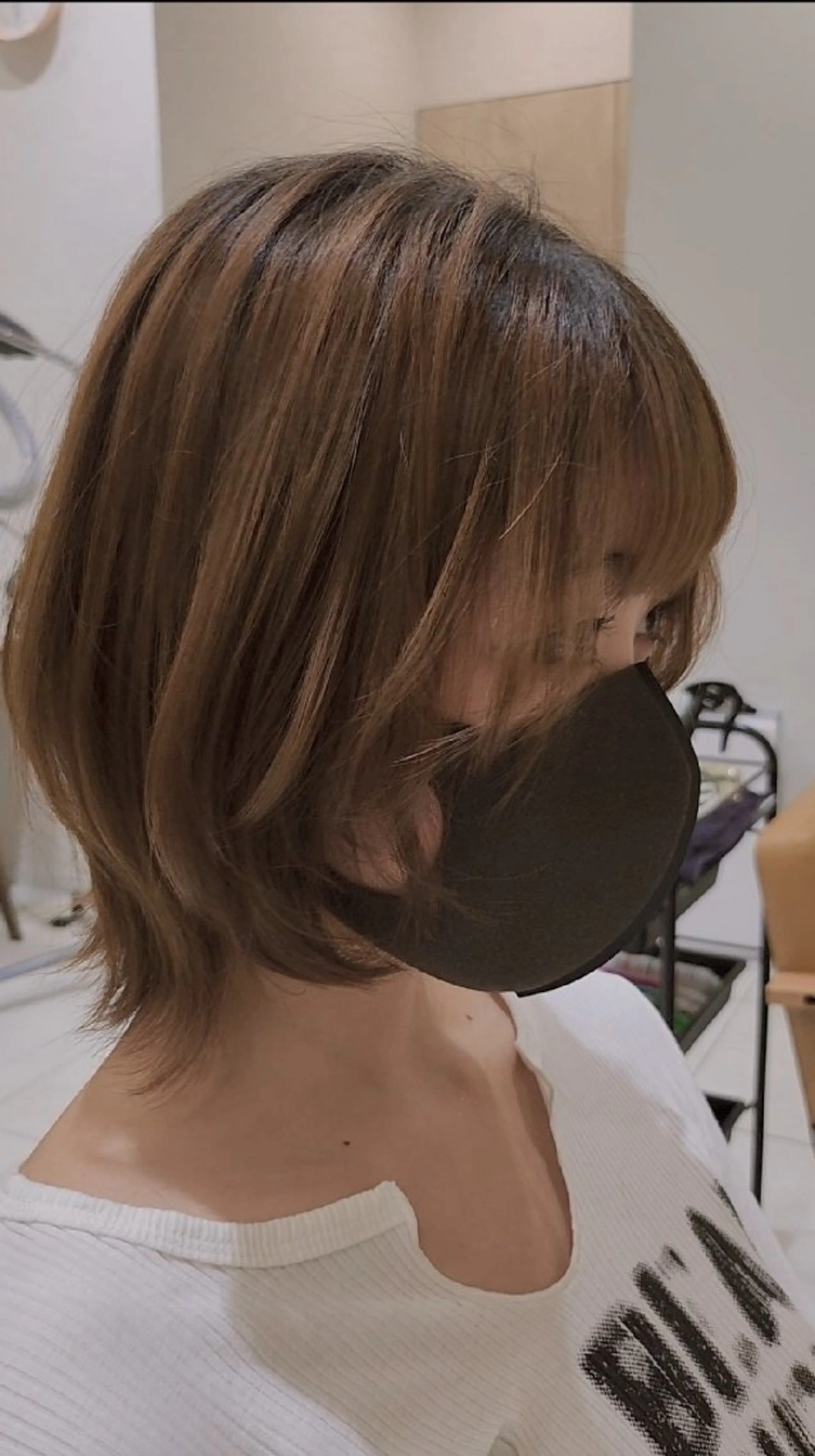 ✨️お初めての方限定✨️小顔カット+艶カラー＆補水トリートメント✰の写真