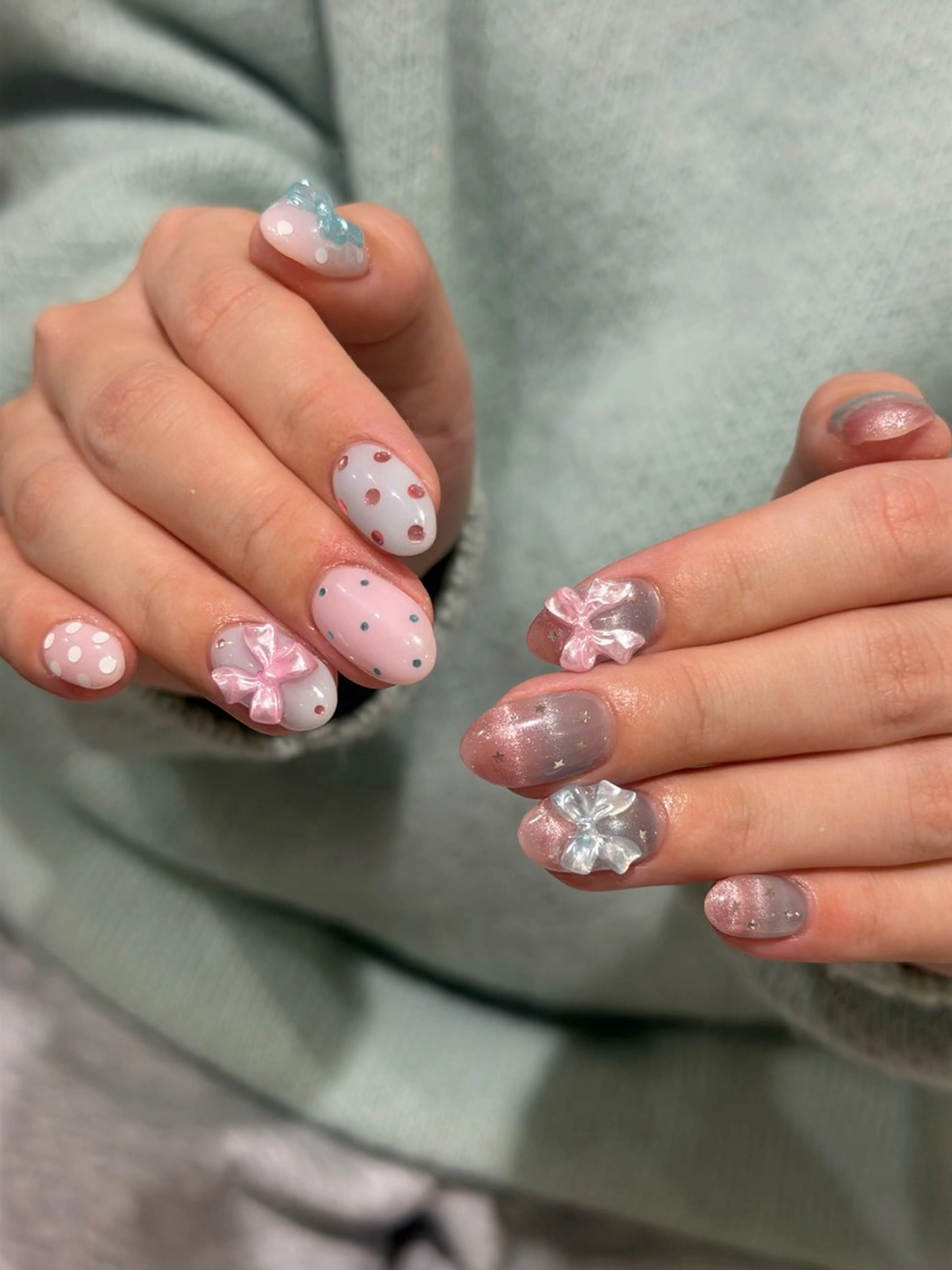 ネイル 𝑵𝑰𝑲𝑶 ◎パラジェル認定のネイルデザイン