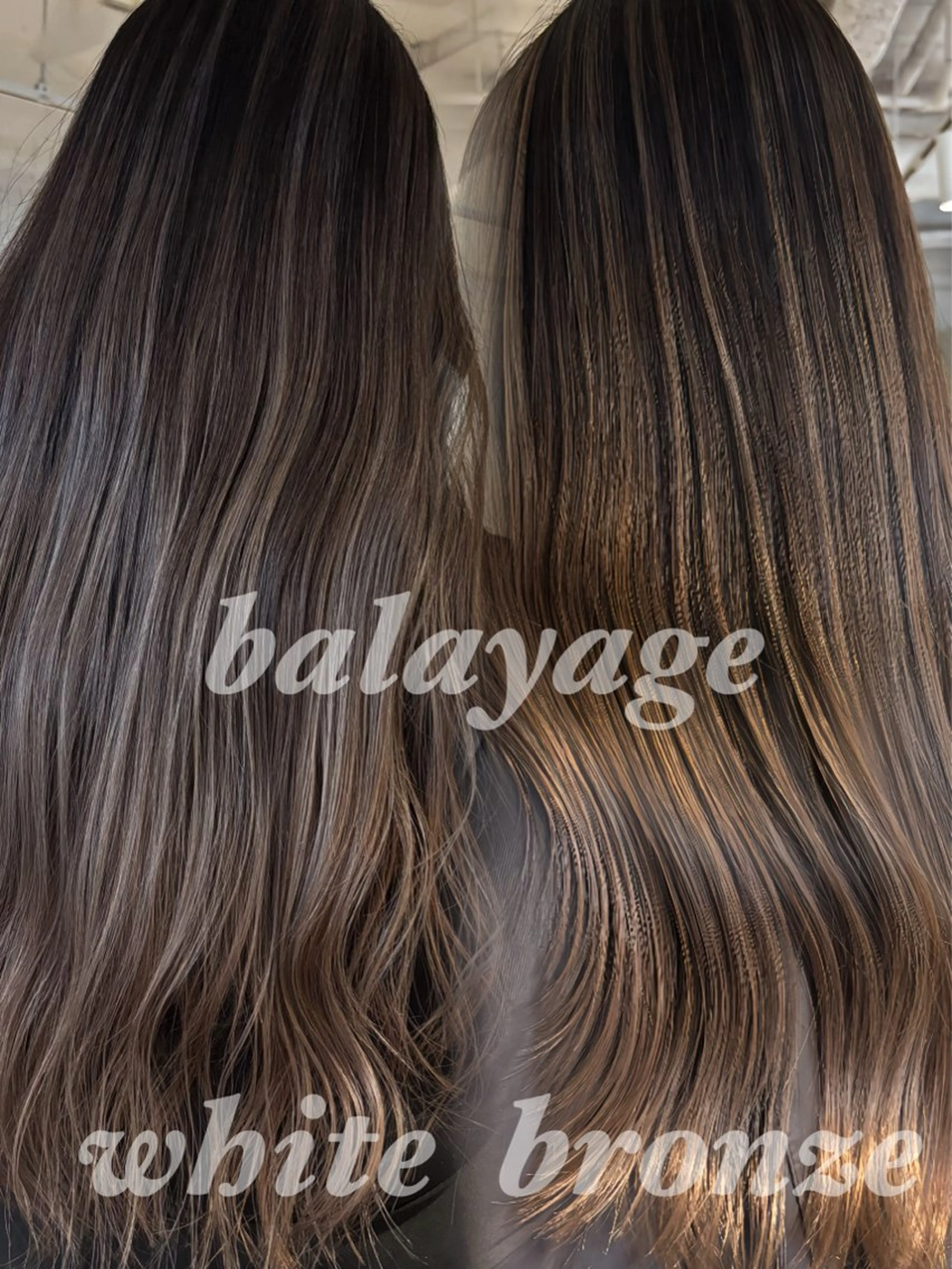 セミロング カラー ヘアアレンジ バレイヤージュ グラデーションカラー ハイライトカラー ハイライト レイヤーカット カット ヘアカラー トリートメント グランルッソ所属・岡山バレイヤージュ 岡山ハイライトのヘアスタイル