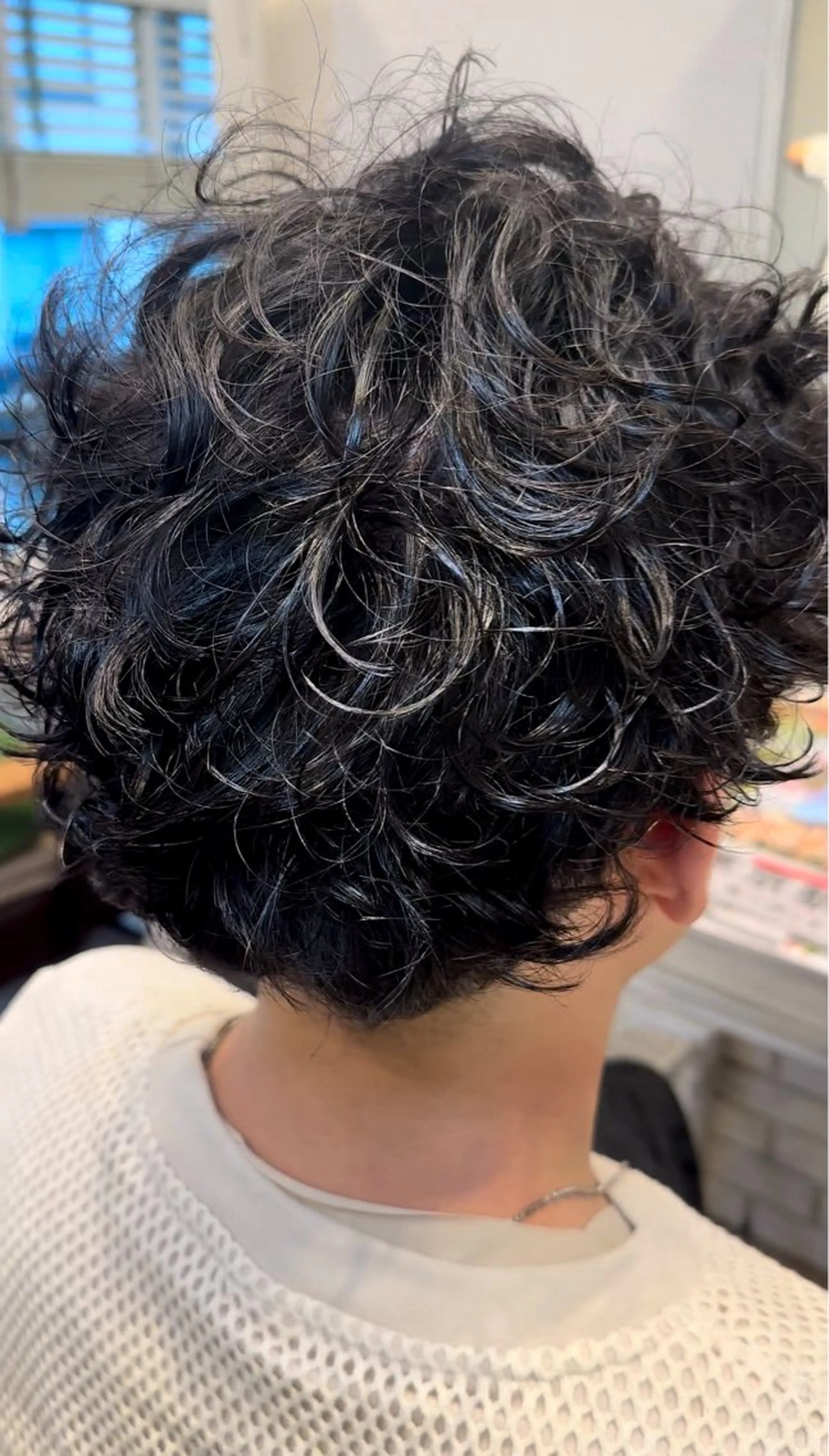 ショート メンズ メンズパーマ BANDE 水崎 悟のヘアスタイル