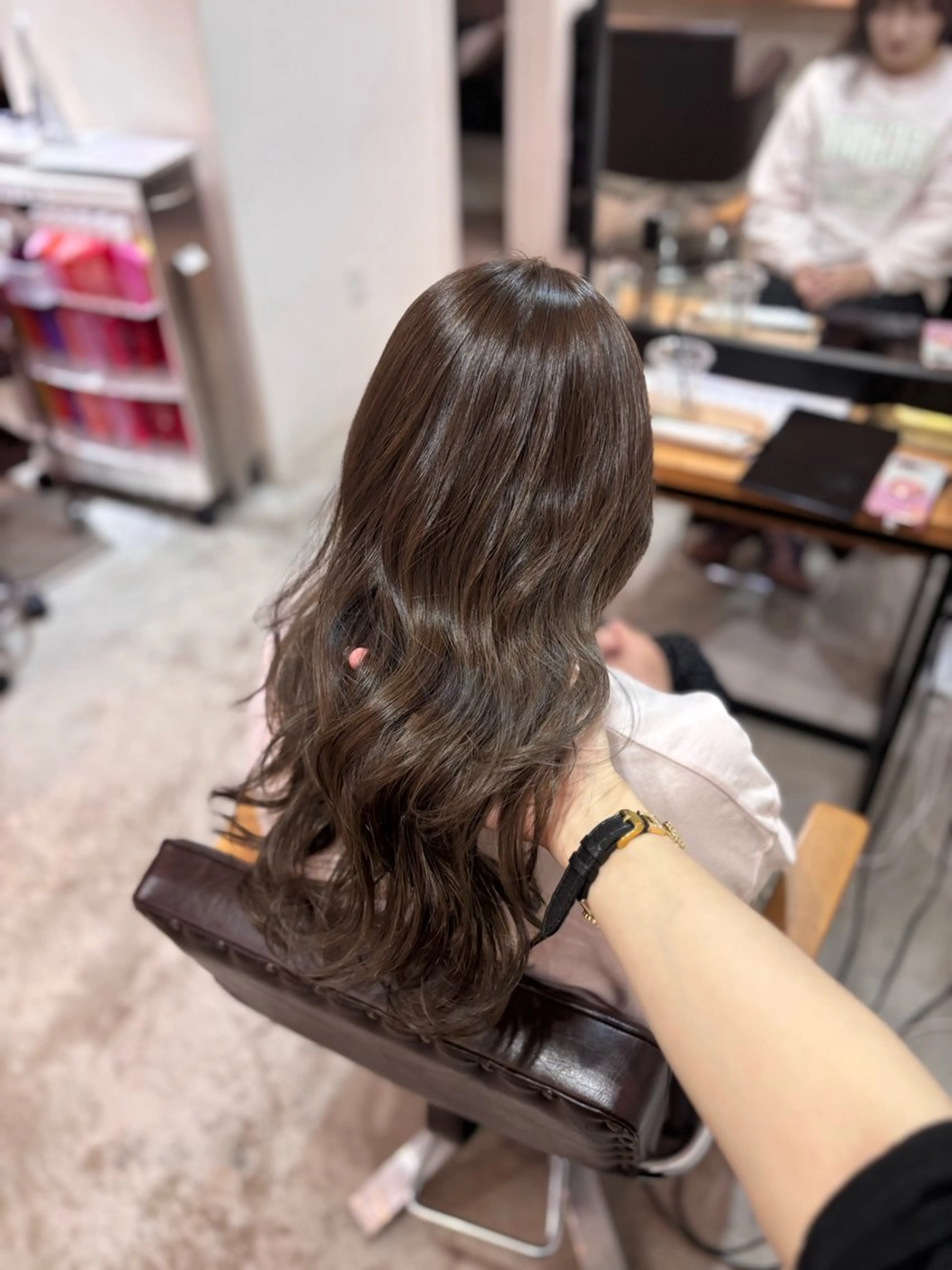 ロング カット ヘアカラー トリートメント rink / 髪質改善✖️レイヤーのヘアスタイル