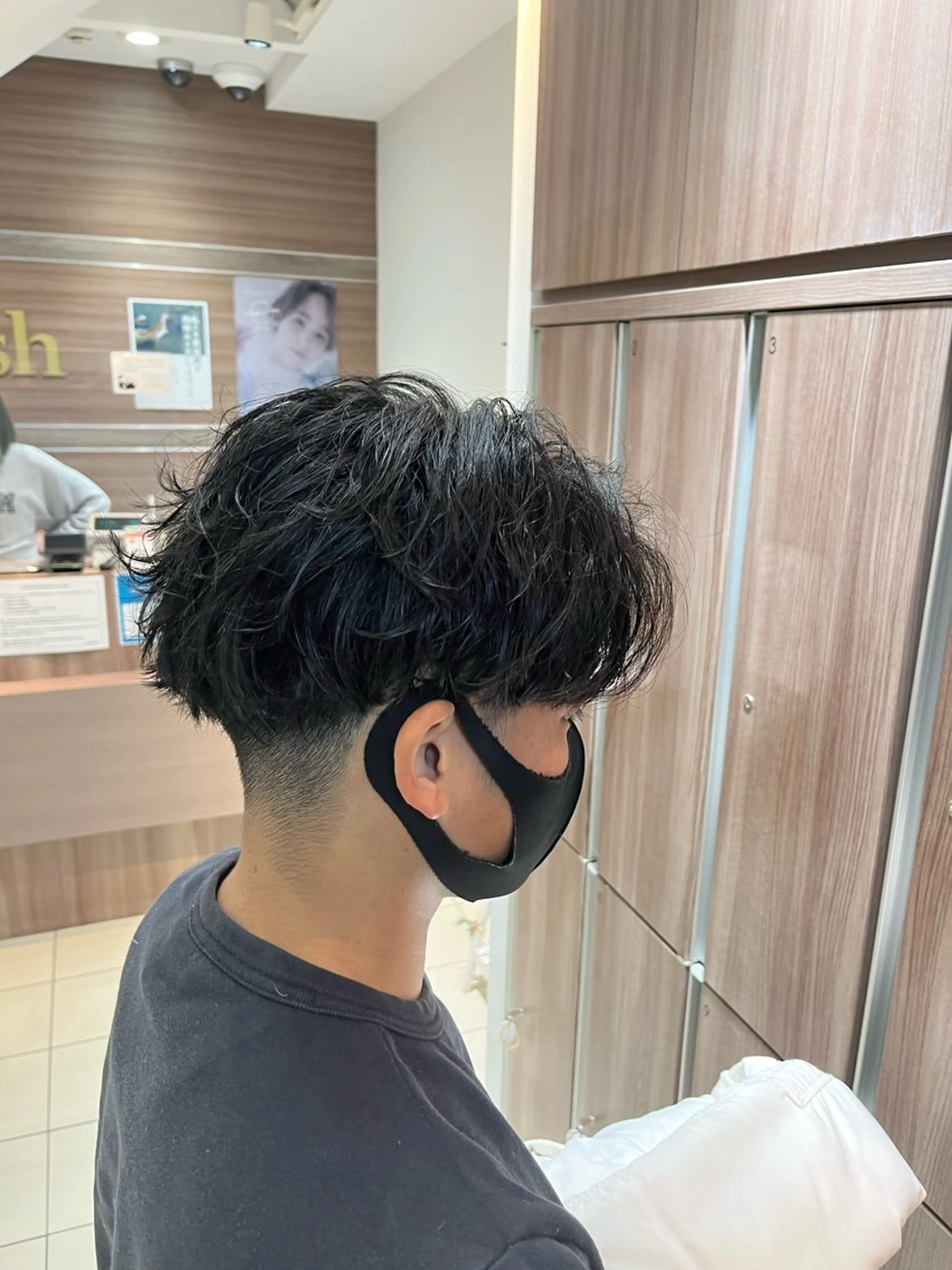 パーマ メンズ カット パーマ 佐々木 拓海のヘアスタイル