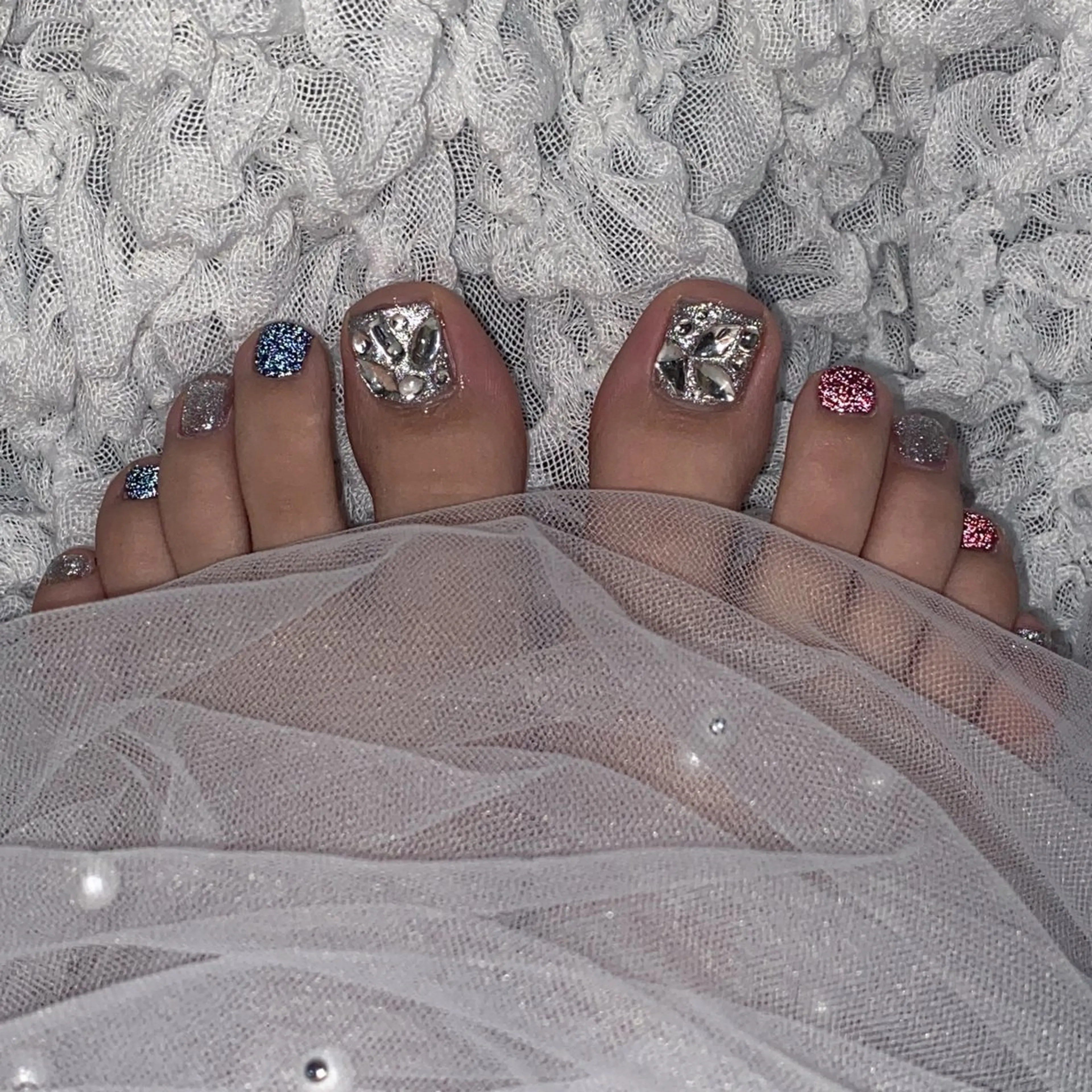 ネイル フラッシュネイル フットネイル マグネットネイル D.d ririaのネイルデザイン