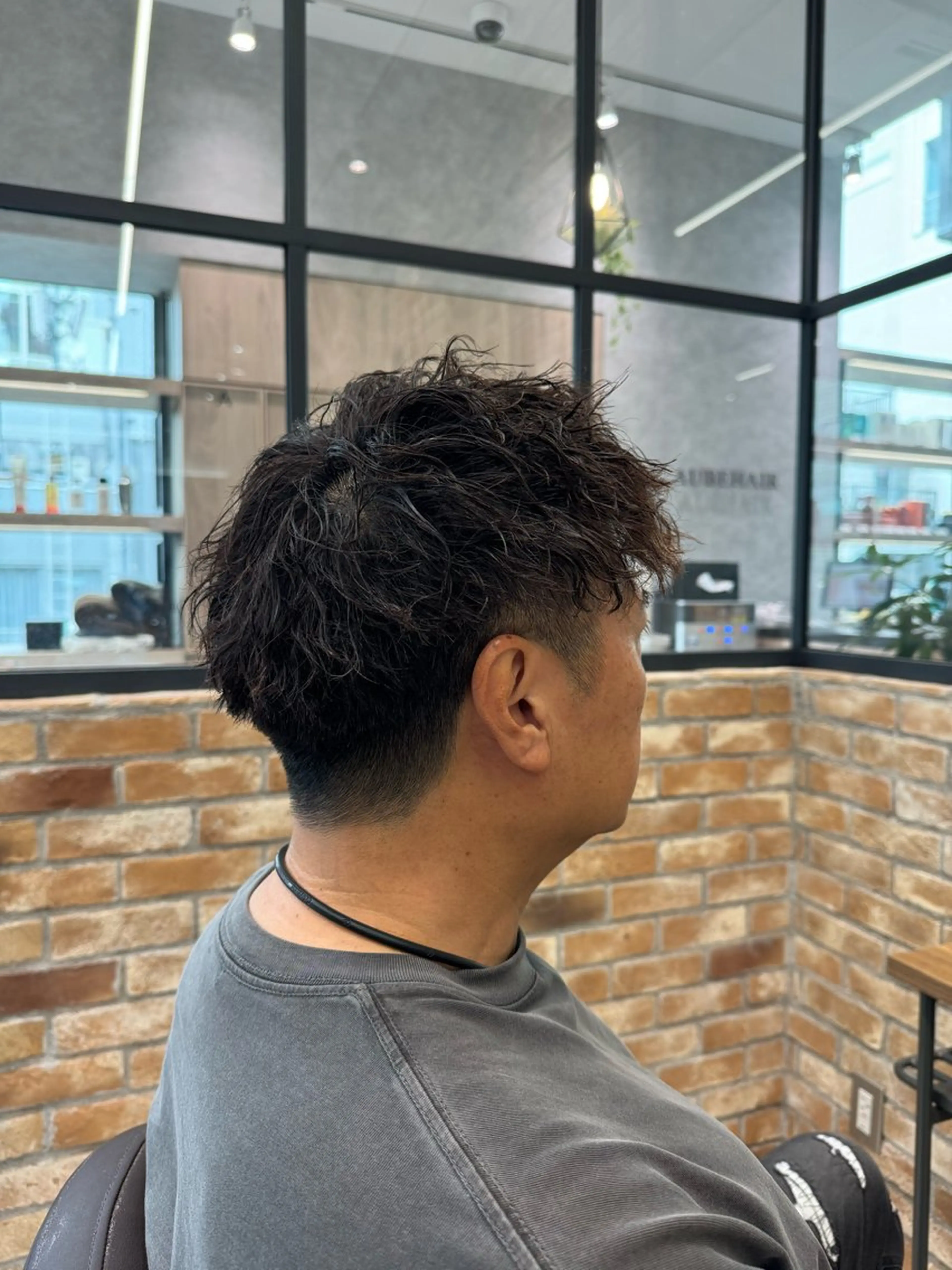 ショート パーマ メンズ メンズヘア特化 廣田和也のヘアスタイル