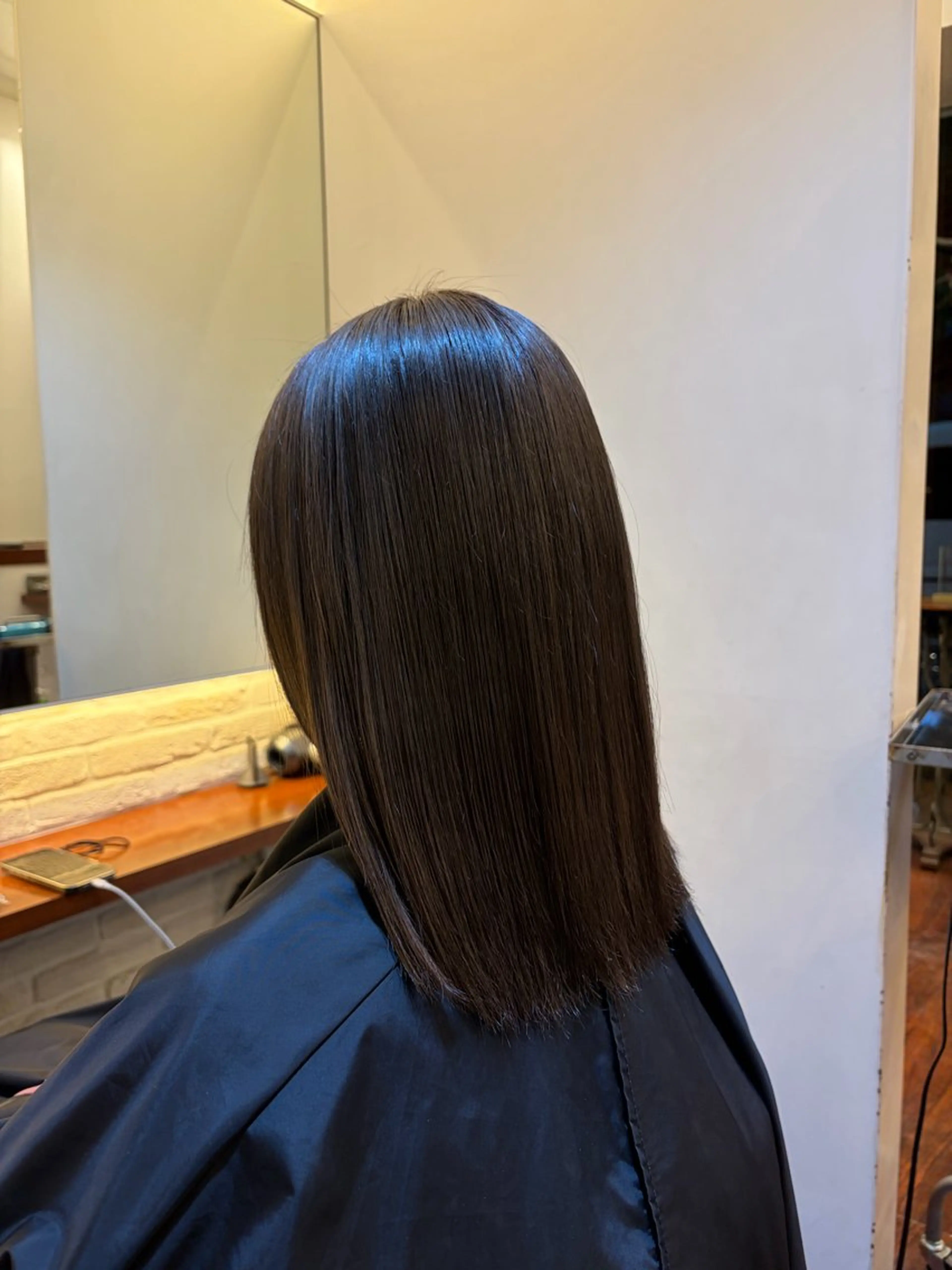 カラー ブラウンカラー オリーブブラウン ヘアカラー トリートメント cocoon sayuのヘアスタイル