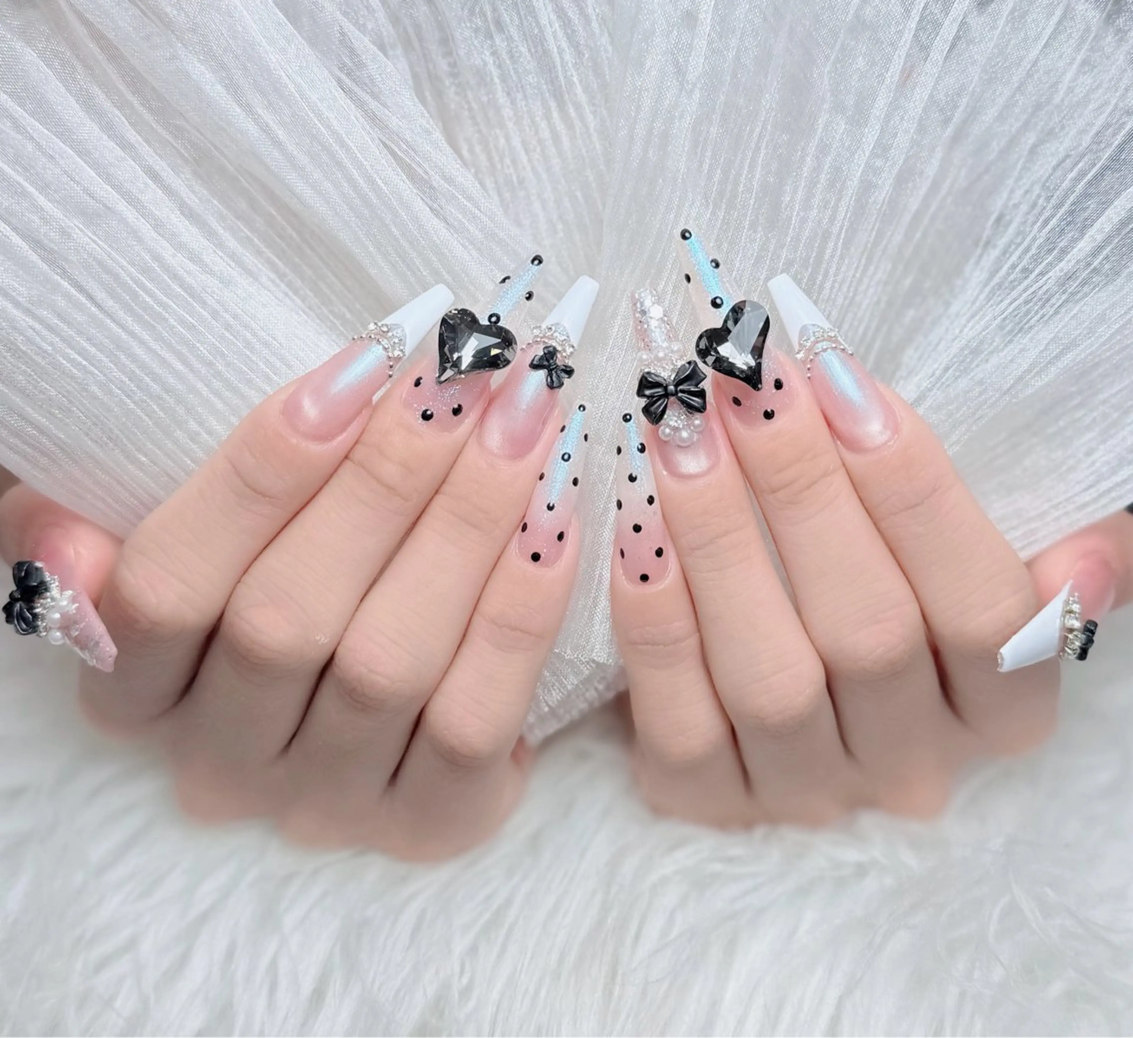 ネイル アートネイル 韓国ネイル 持ち込み ワンホンネイル ハンドネイル Lenie Nail Salonのネイルデザイン