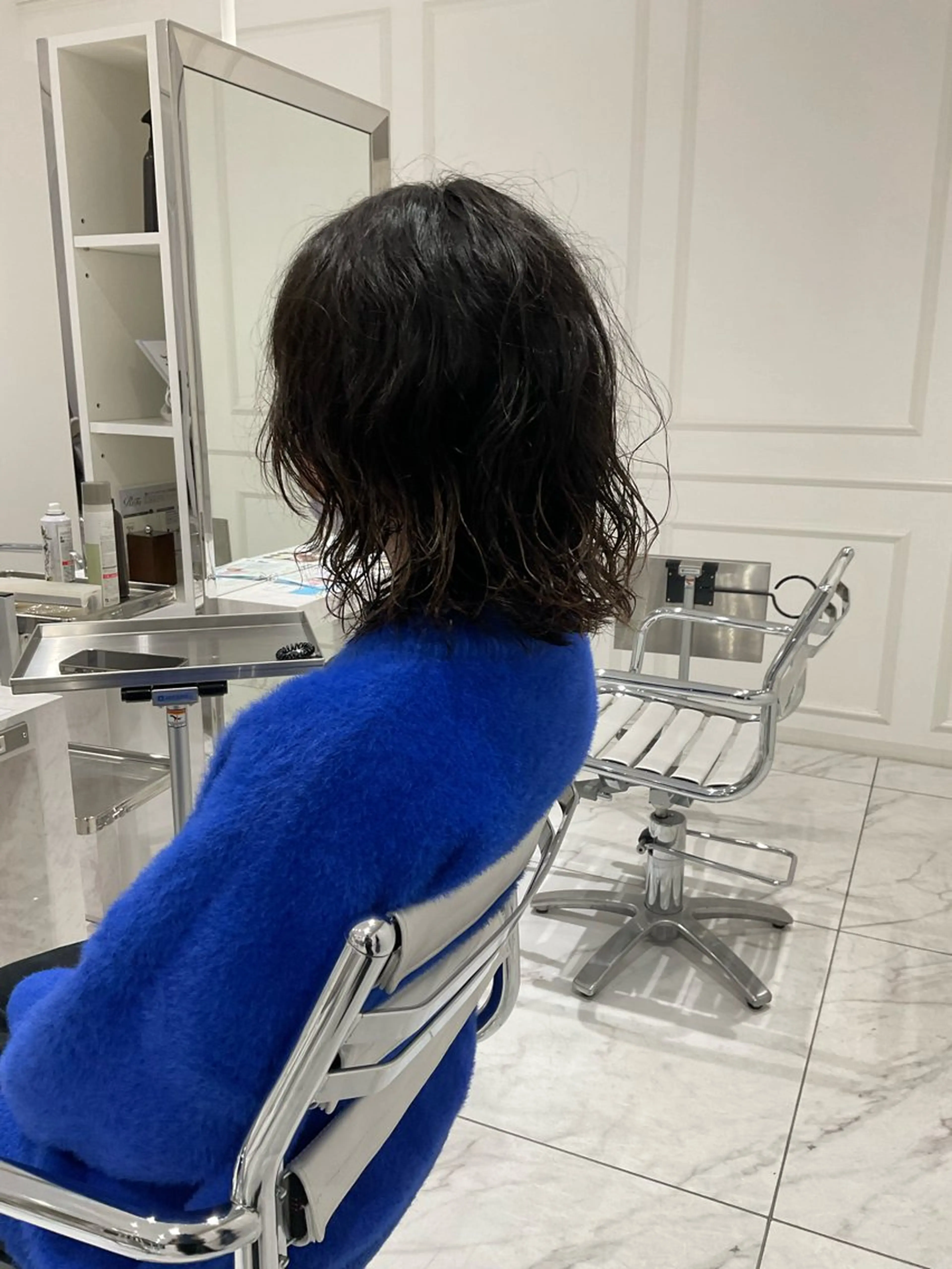 ミディアム パーマ なりたいを叶える /町野 朝哉のヘアスタイル