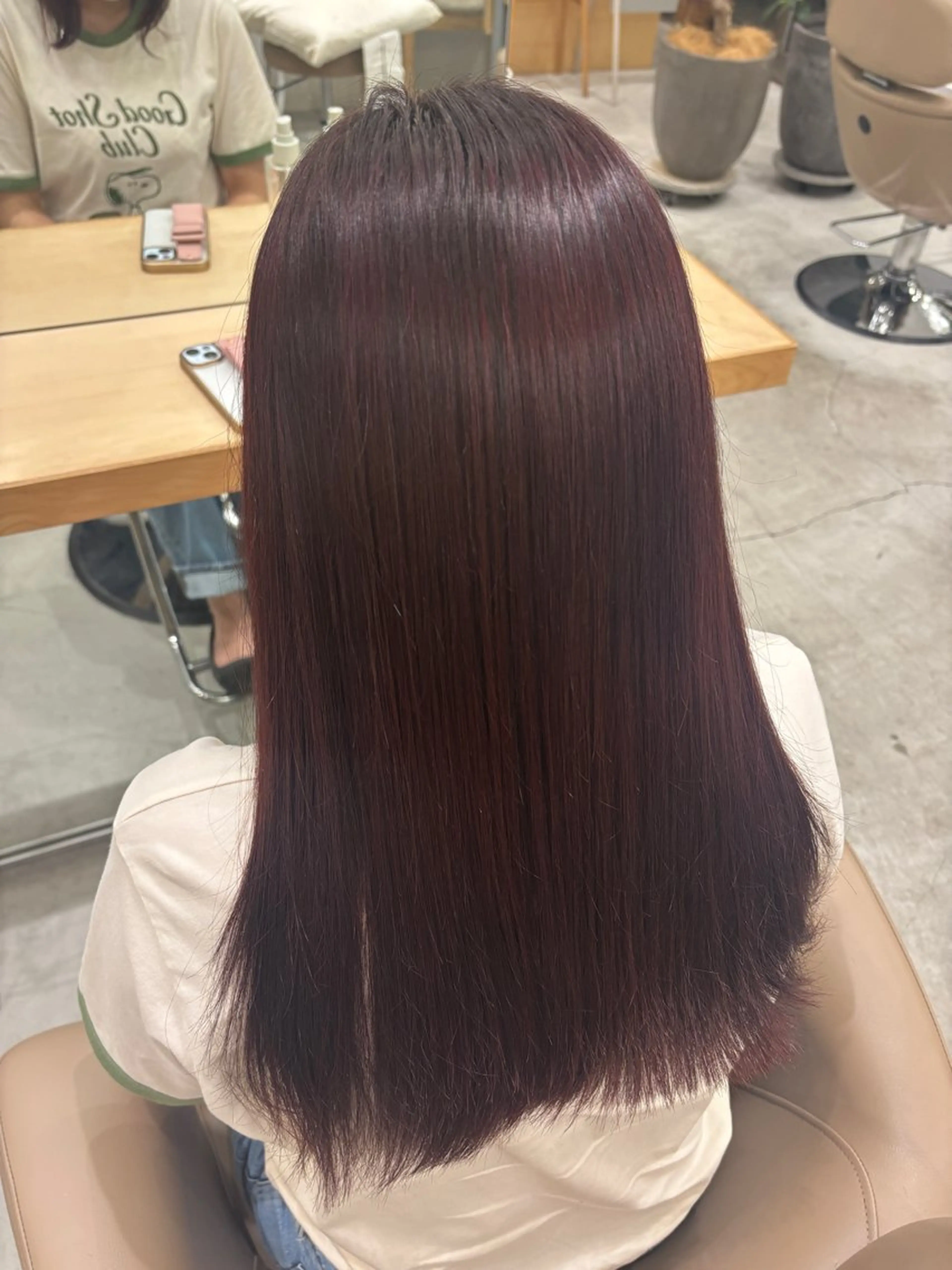 ロング カラー rion🪽 /縮毛矯正のヘアスタイル