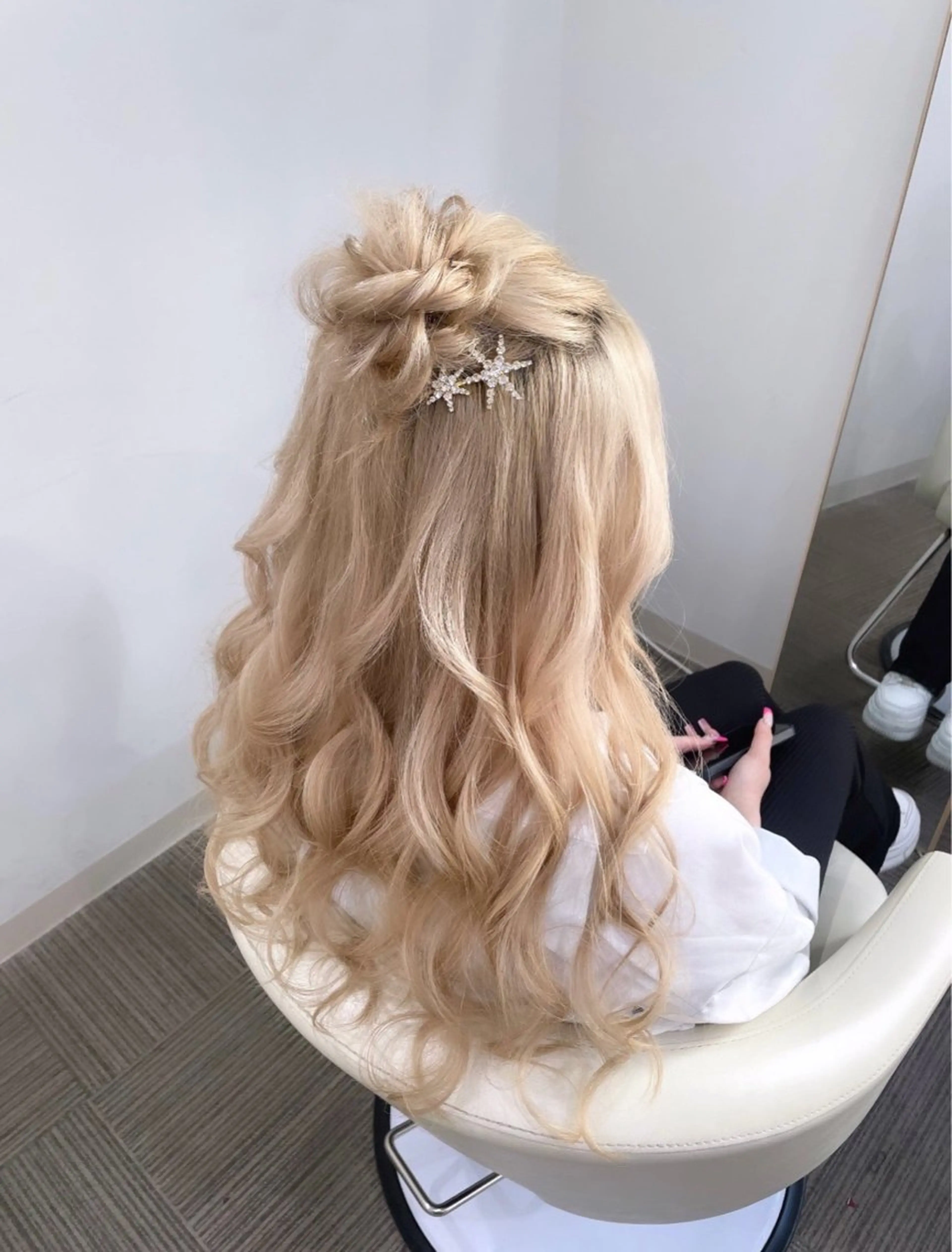 ロング ベルグローヘアセット 🤍まりこのヘアスタイル