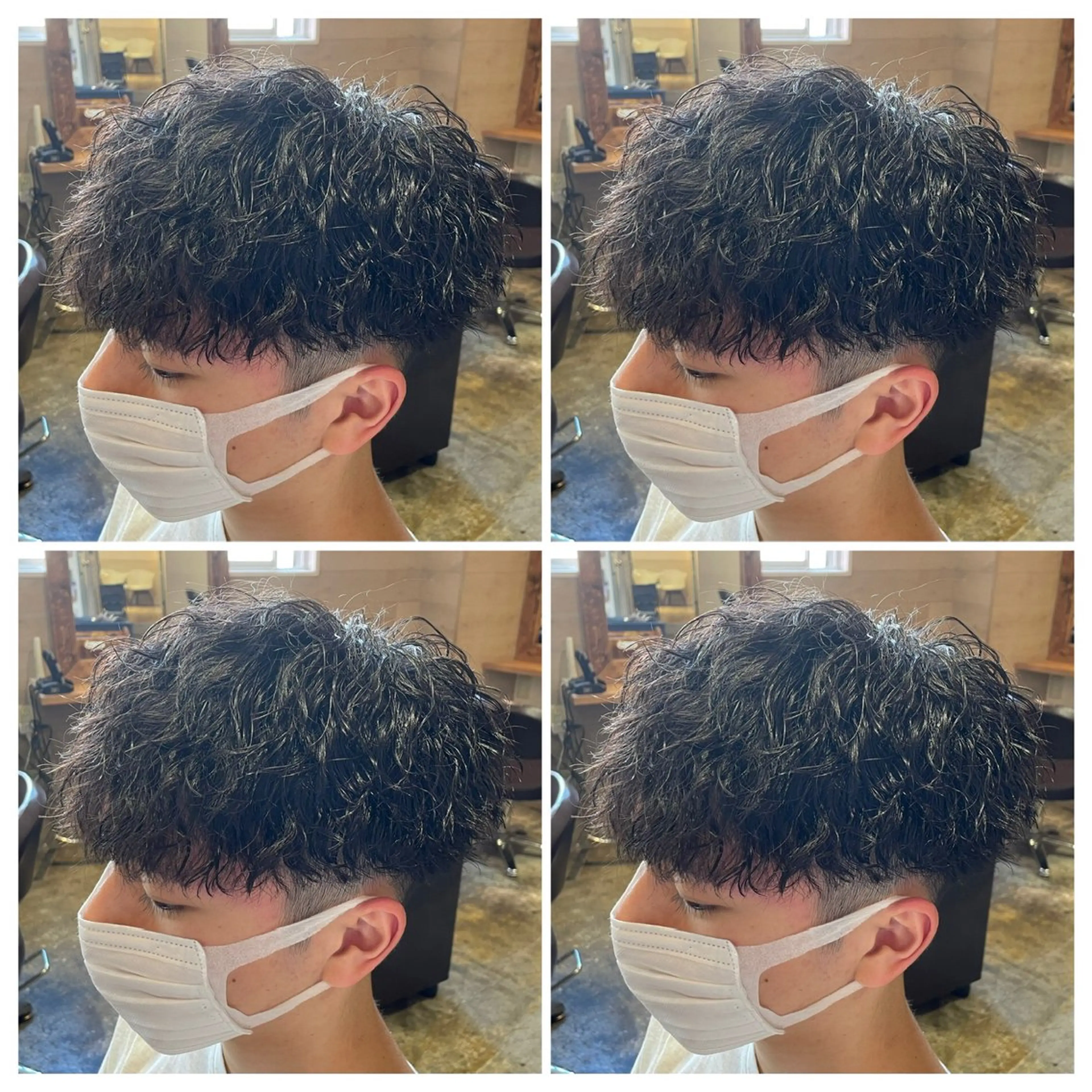 パーマ メンズ カット パーマ トリートメント 💎髪質改善／艶髪 荻原💎のヘアスタイル