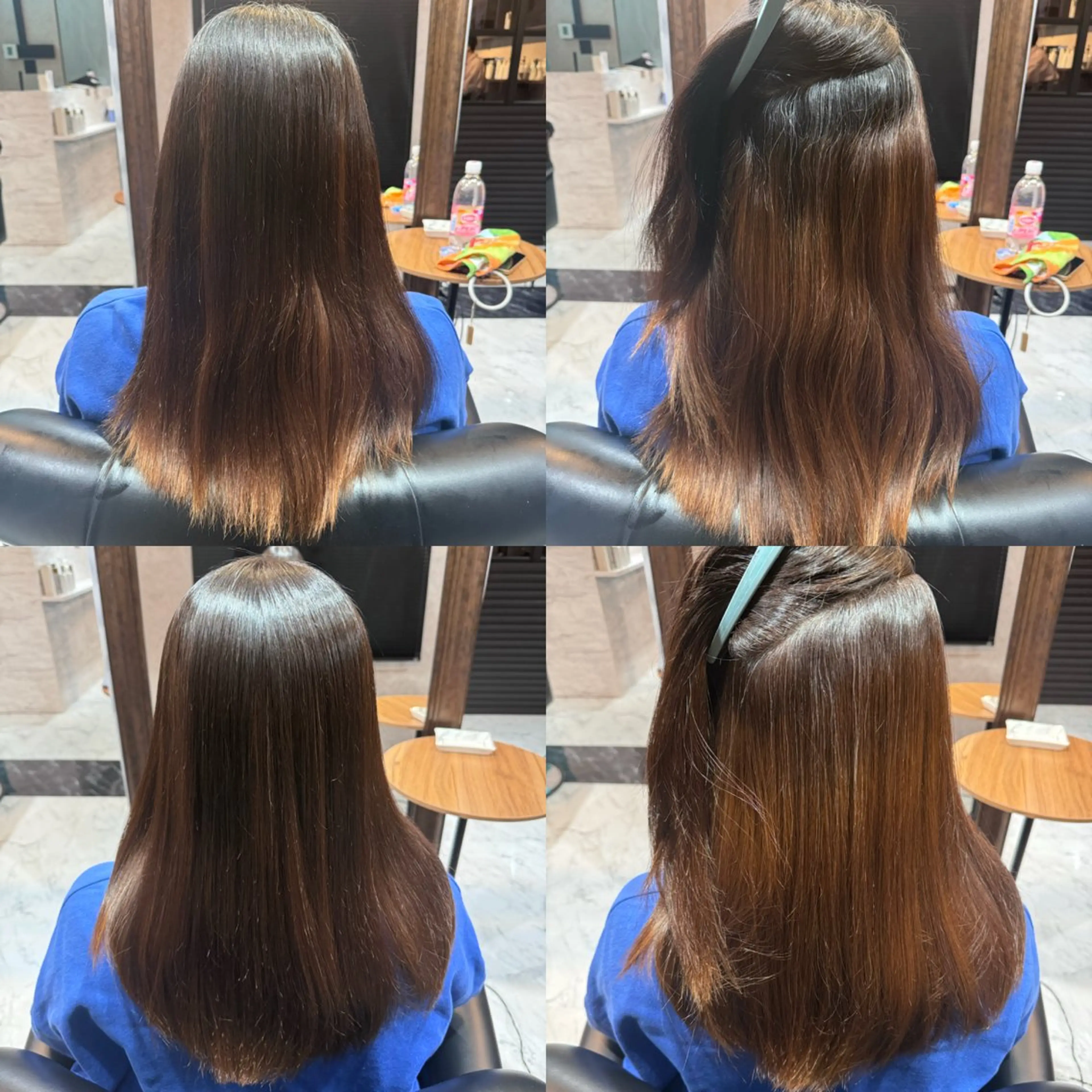 ロング 縮毛矯正 LuanaTOKYO 都築佑汰のヘアスタイル