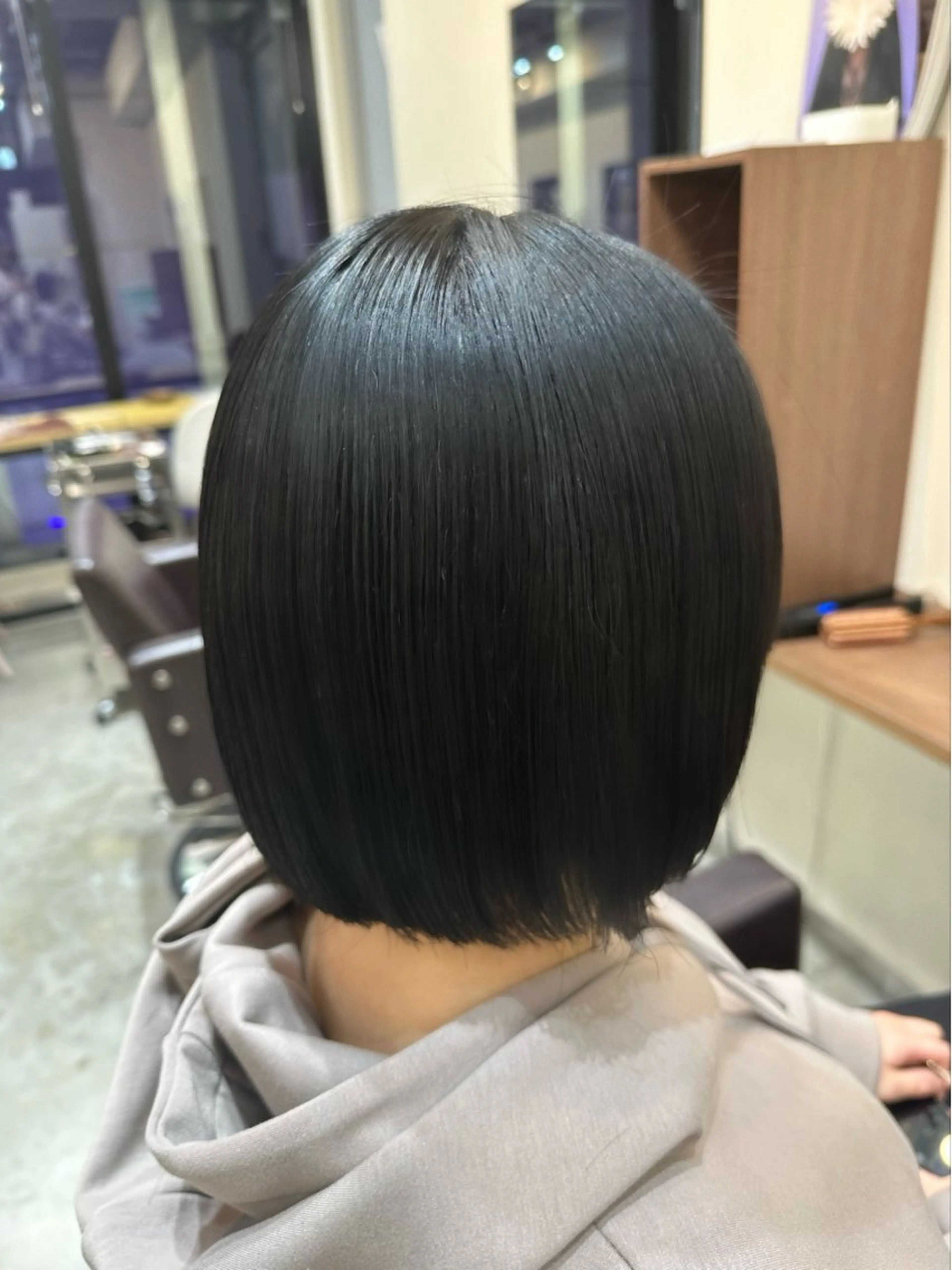 ショート 伸ばしかけ 縮毛矯正 トリートメント 縮毛矯正+モテカラー 🎀✨MIHOのヘアスタイル