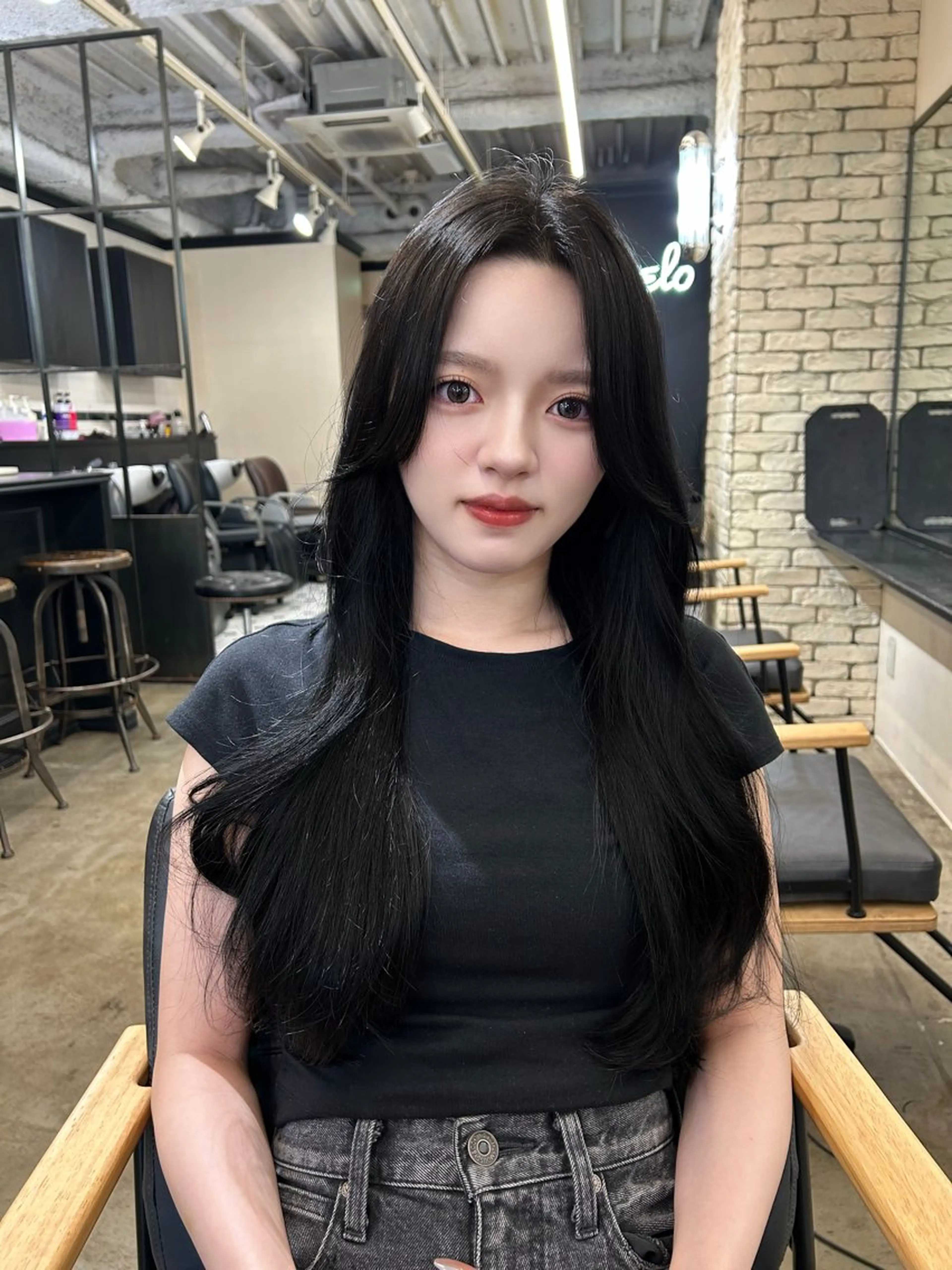 ロング カラー 地毛風艶カラー🌿 喜多夏海のヘアスタイル