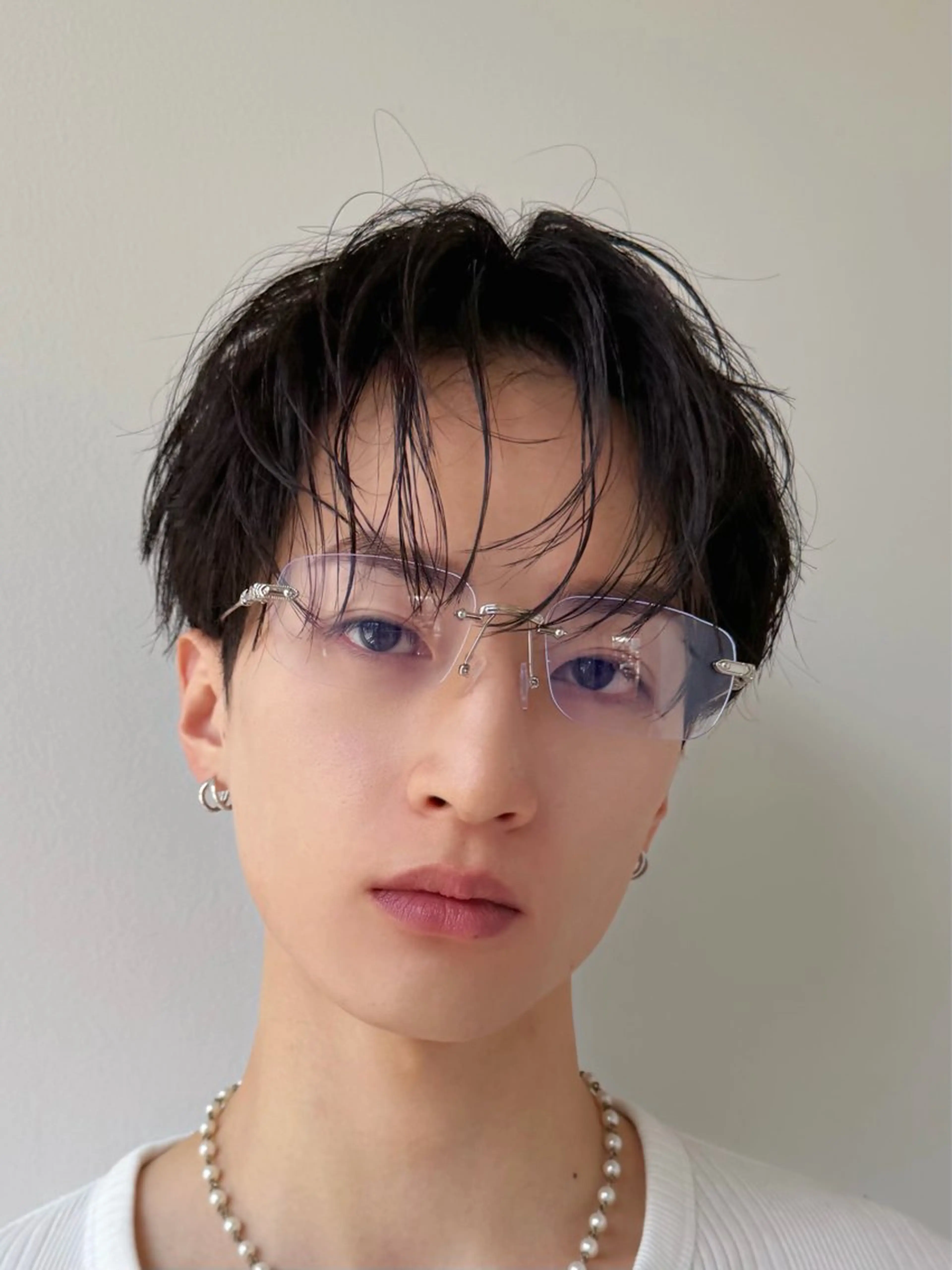 ショート パーマ メンズ マッシュ メンズパーマ 顔まわりレイヤー レイヤーカット カット パーマ トリートメント ニュアンスパーマ/ フェザーパーマ/平木のヘアスタイル