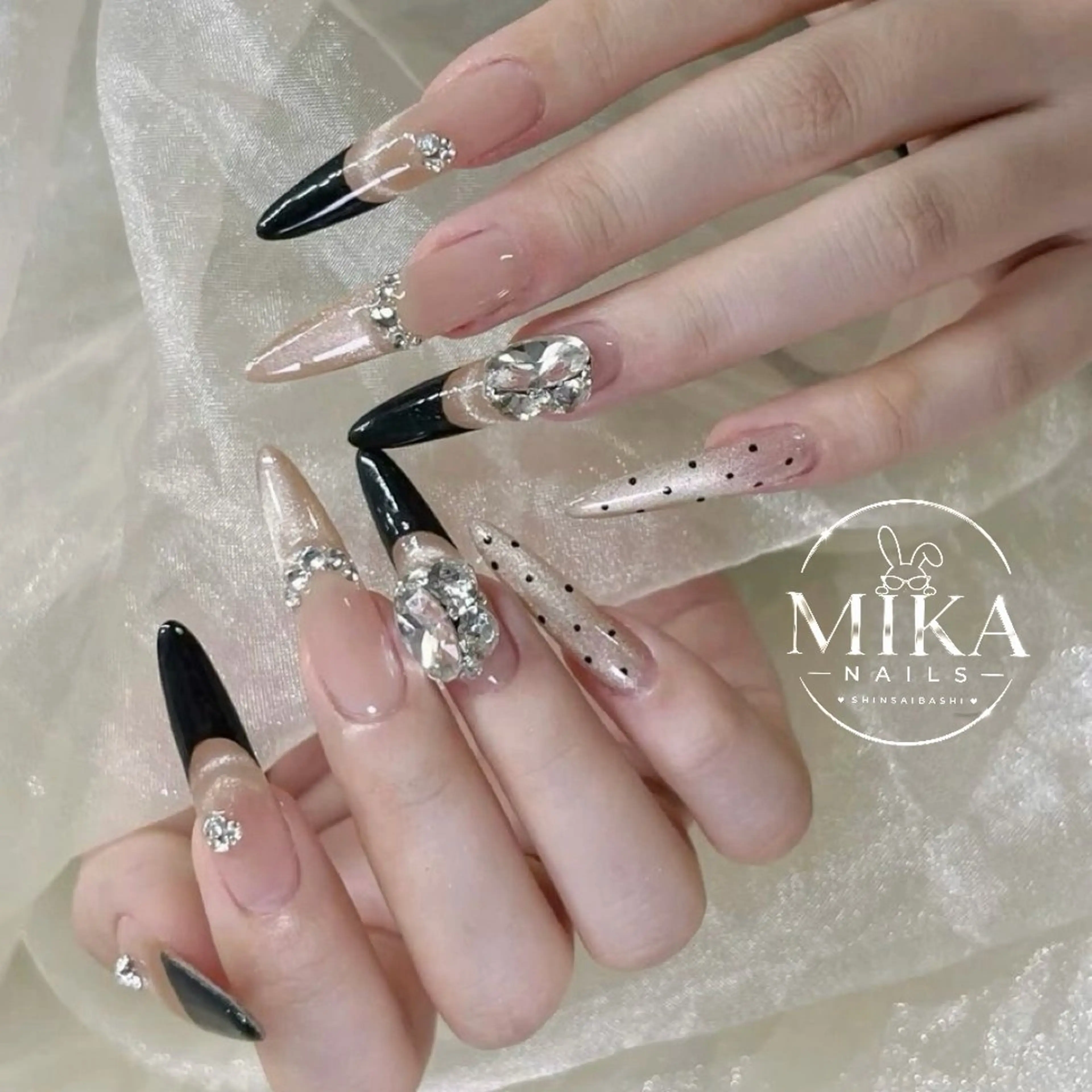 ネイル ハンドネイル ハンドケア ちみ_Mika Nails 心斎橋のネイルデザイン