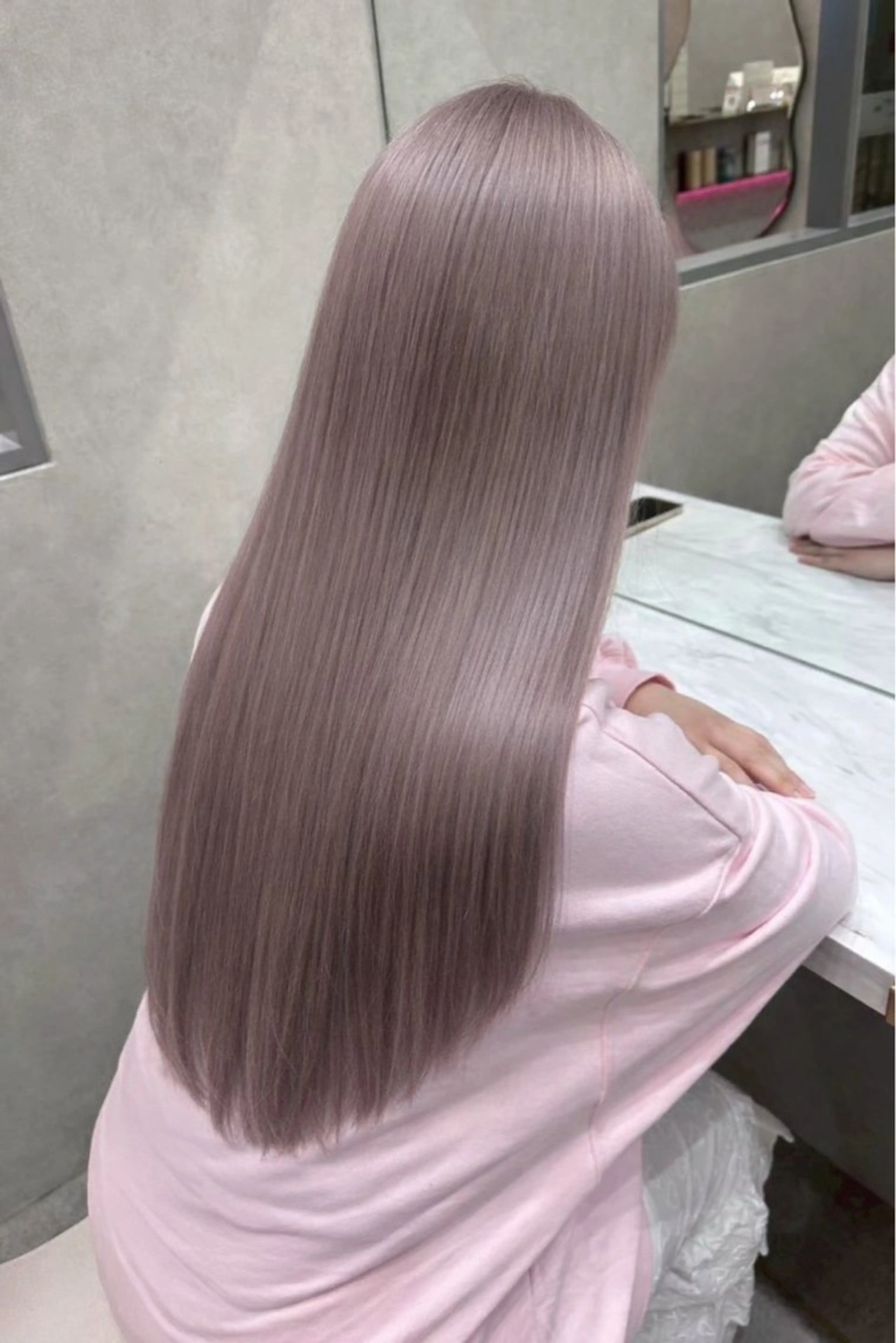 ミディアム ヘアカラー トリートメント 🎀似合わせカット/ 透明感カラー/翼🎀のヘアスタイル