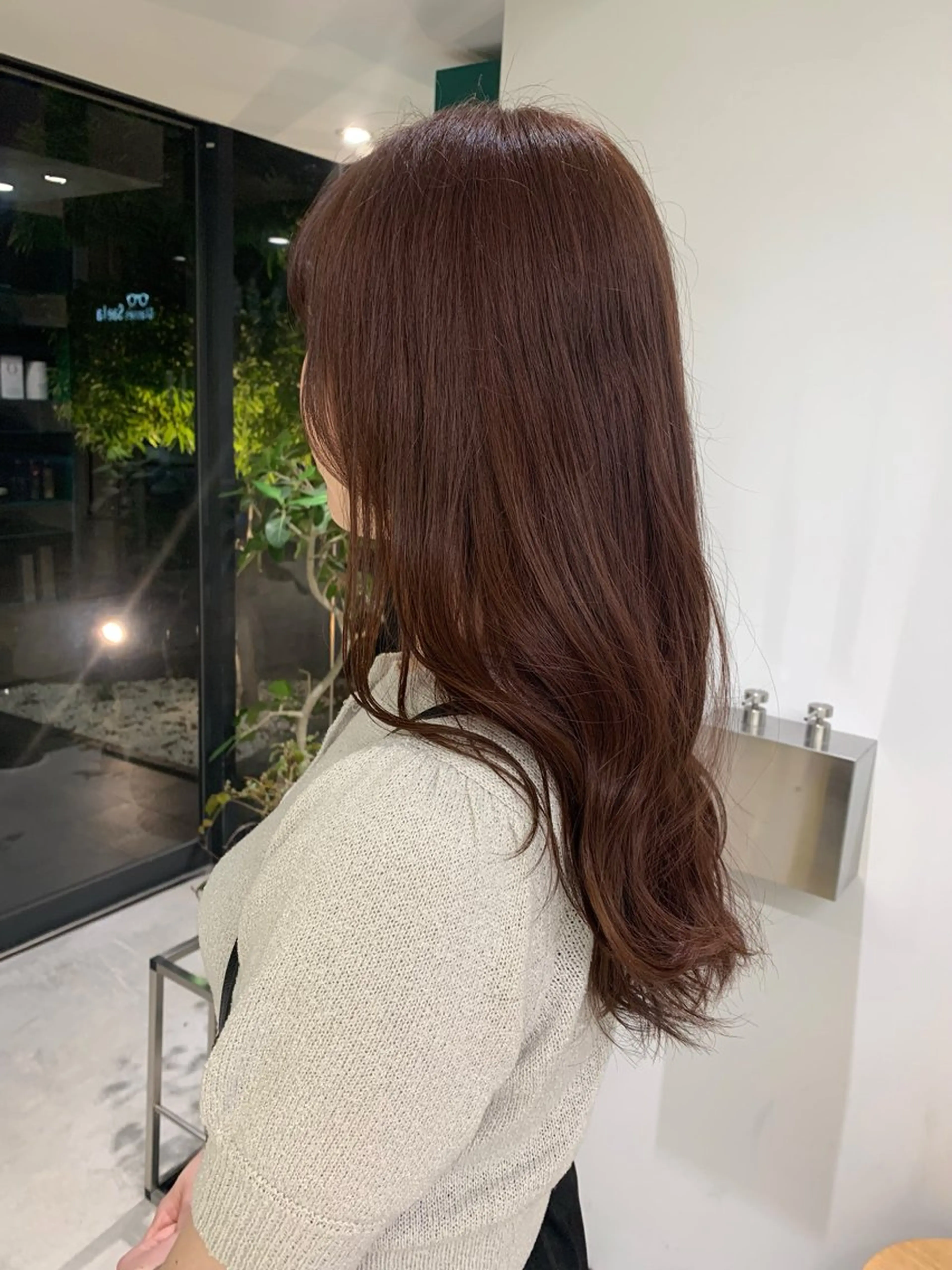 カラー ブリーチ ダブルカラー ブリーチなしカラー 北野 なのはのヘアスタイル