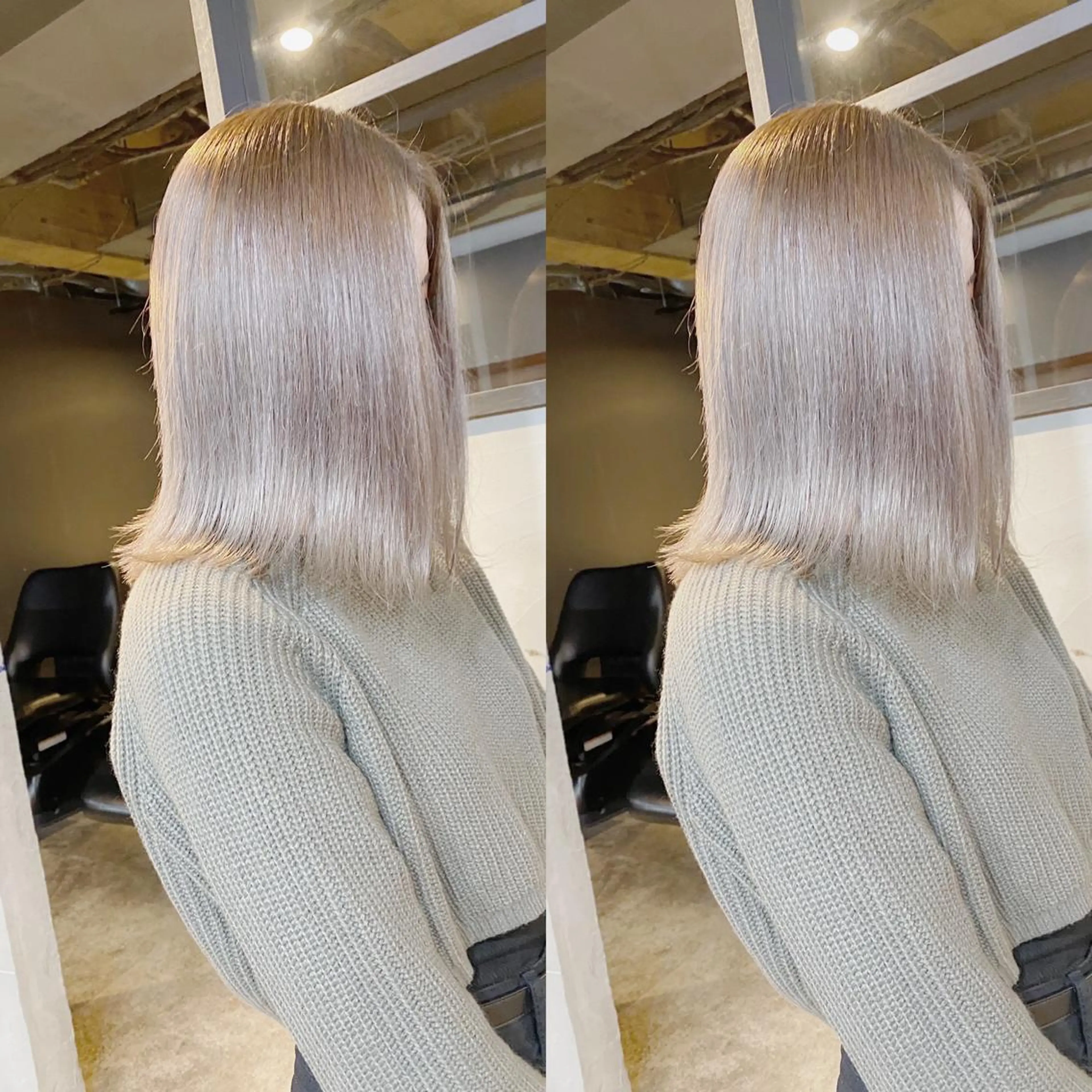 セミロング カラー ヘアカラー yori SAPPORO所属・yoriダブルカラー 代表すがわらのヘアスタイル